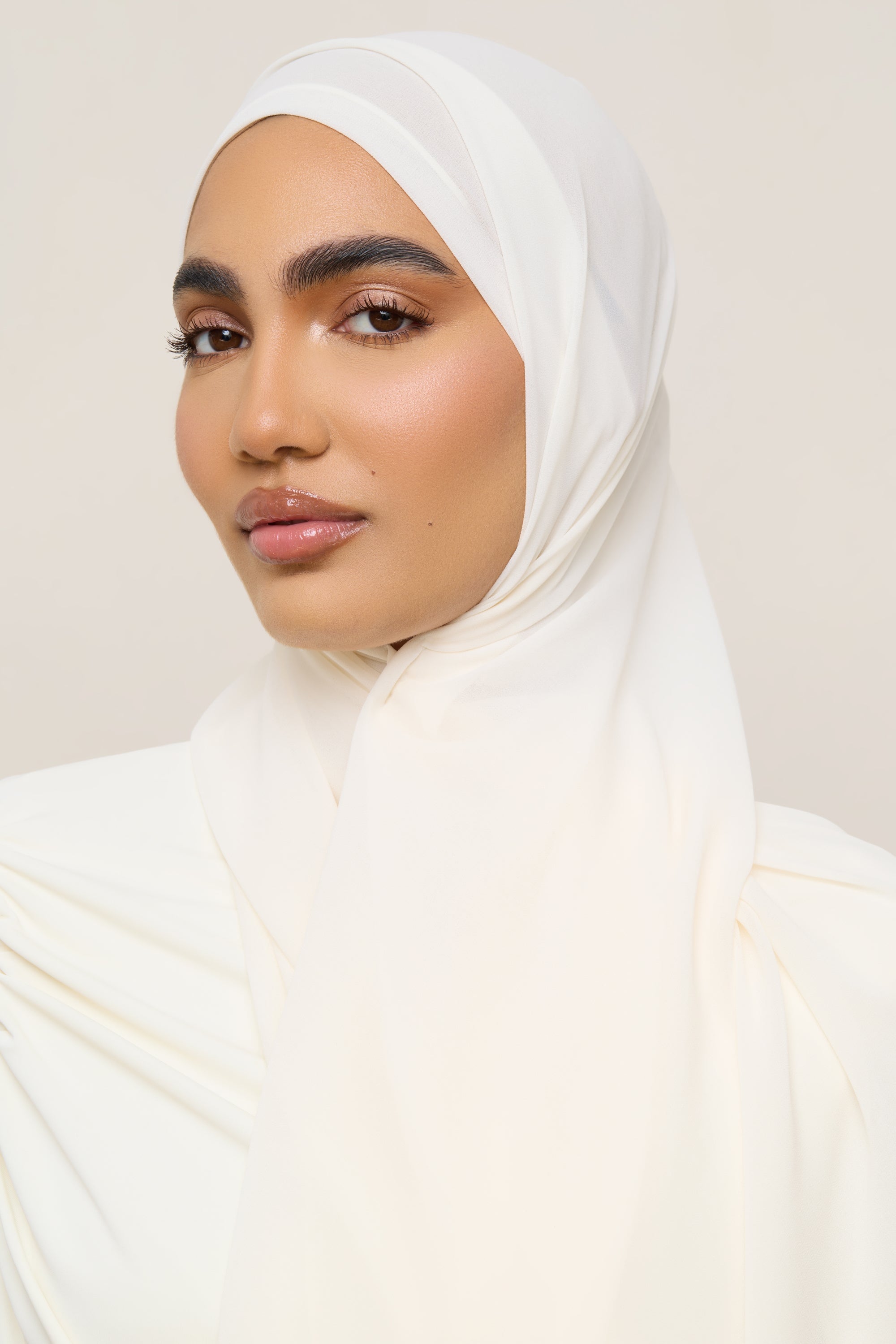 Essential Chiffon Hijab - Ivory Hijabs Veiled 