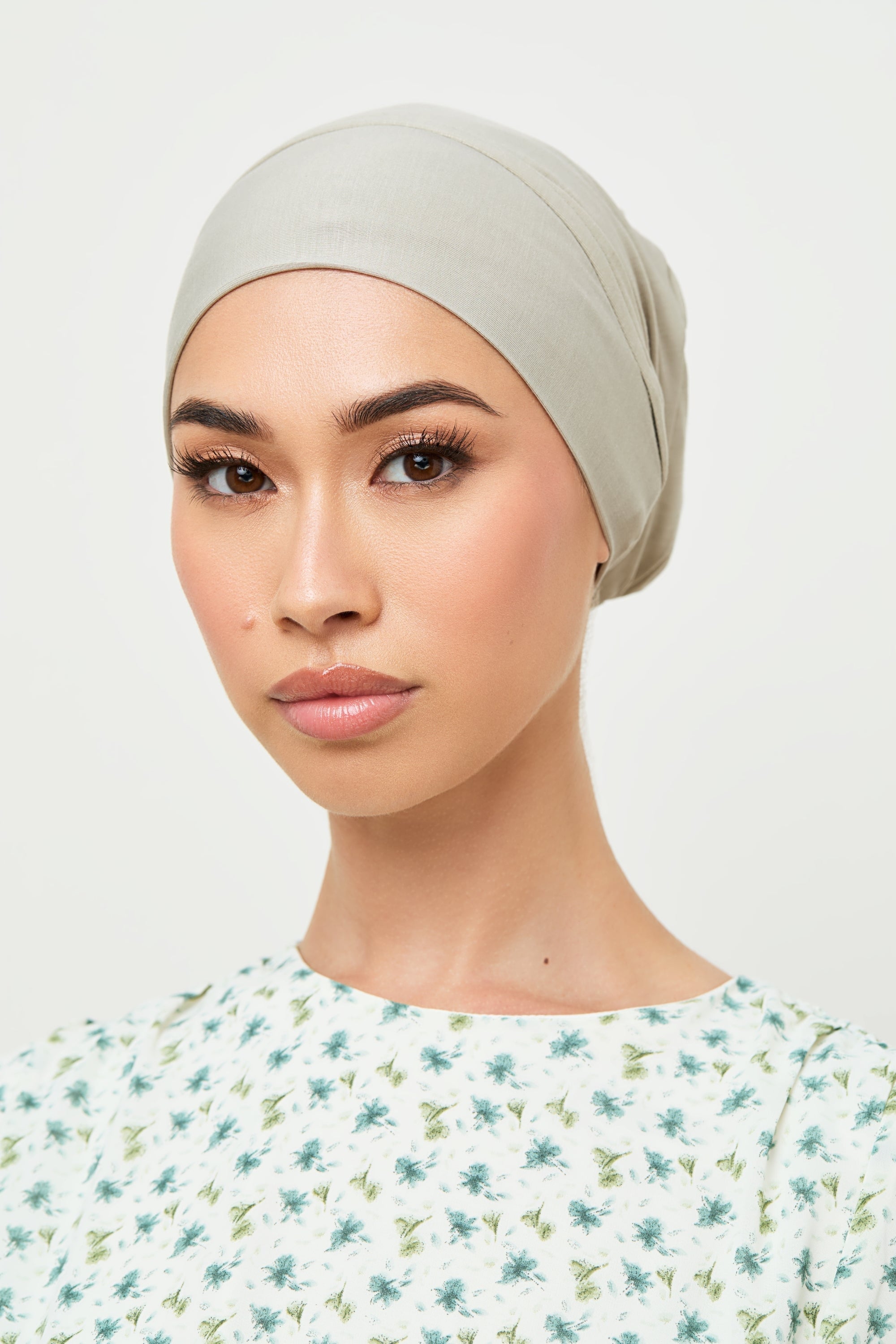 Essential Chiffon Hijab & Matching Undercap Set - Dried Sage Veiled 