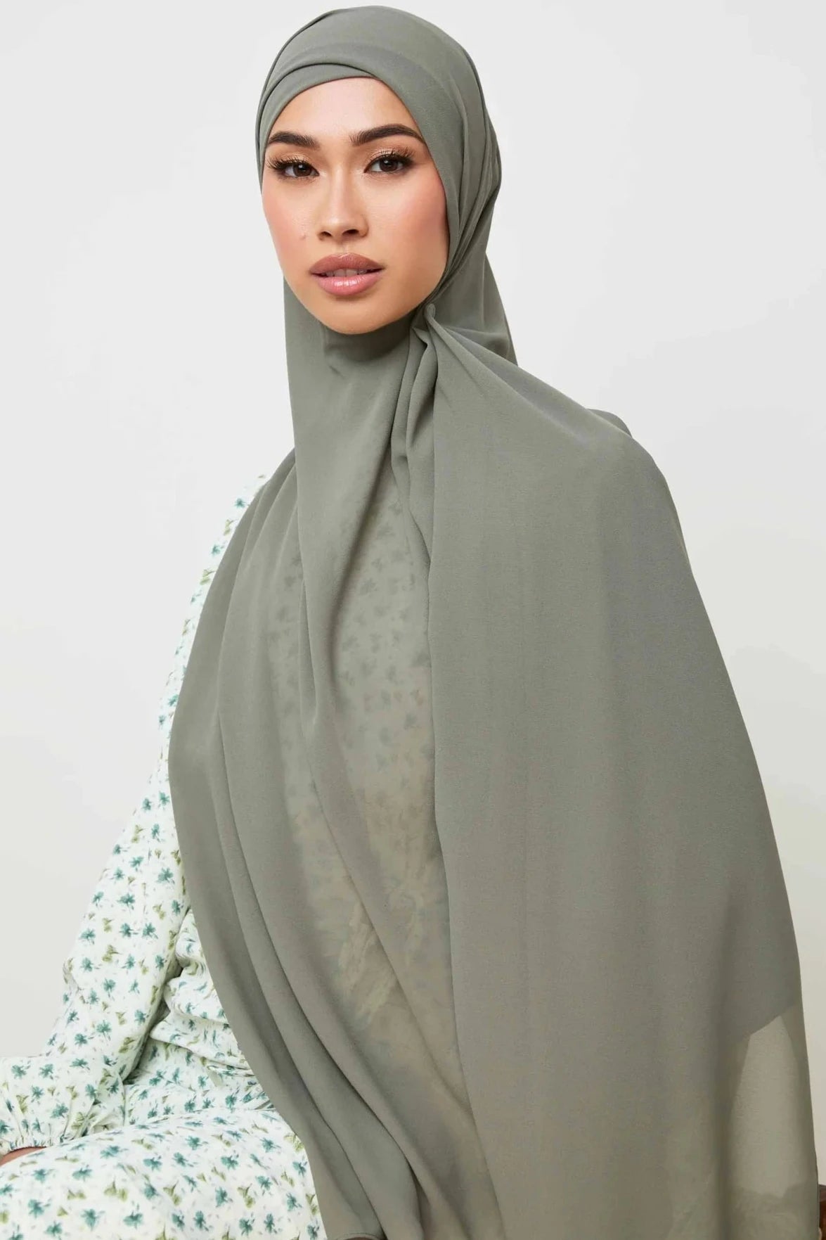 Essential Chiffon Hijab & Matching Undercap Set - Shadow Veiled 