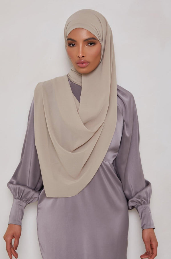 Essential Chiffon Hijab - Sandstone Hijabs Veiled Collection 