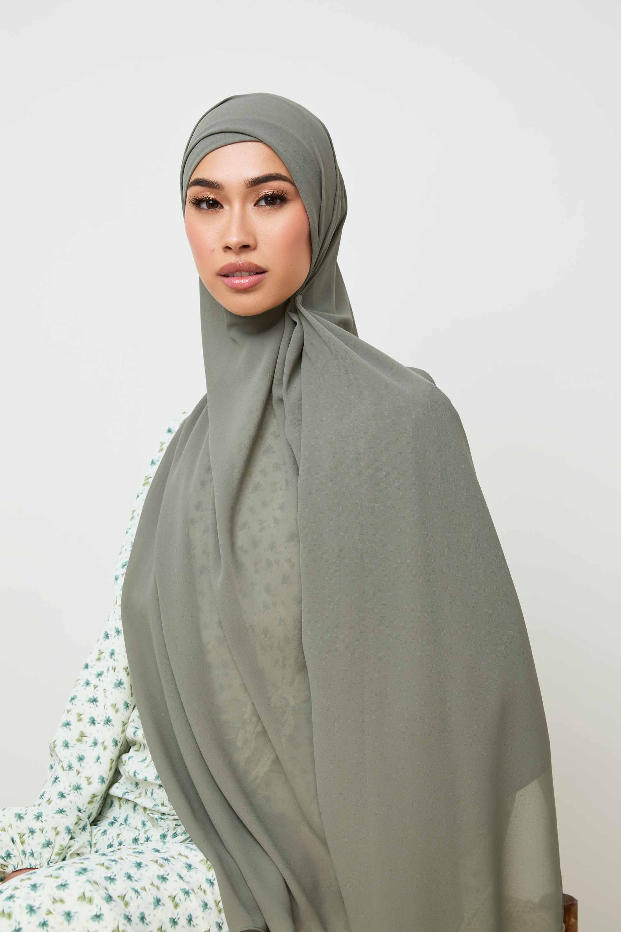 Essential Chiffon Hijab - Shadow Accessories saigonodysseyhotel 