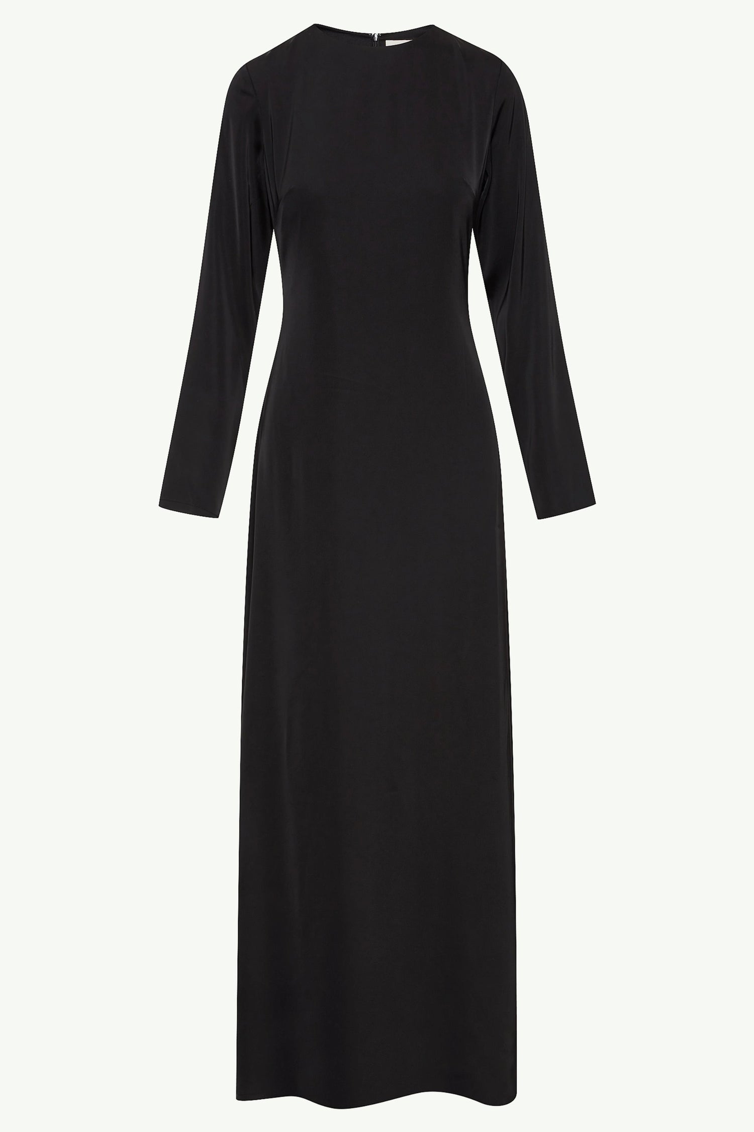 Essential Inner Slip Satin Maxi Dress - Black