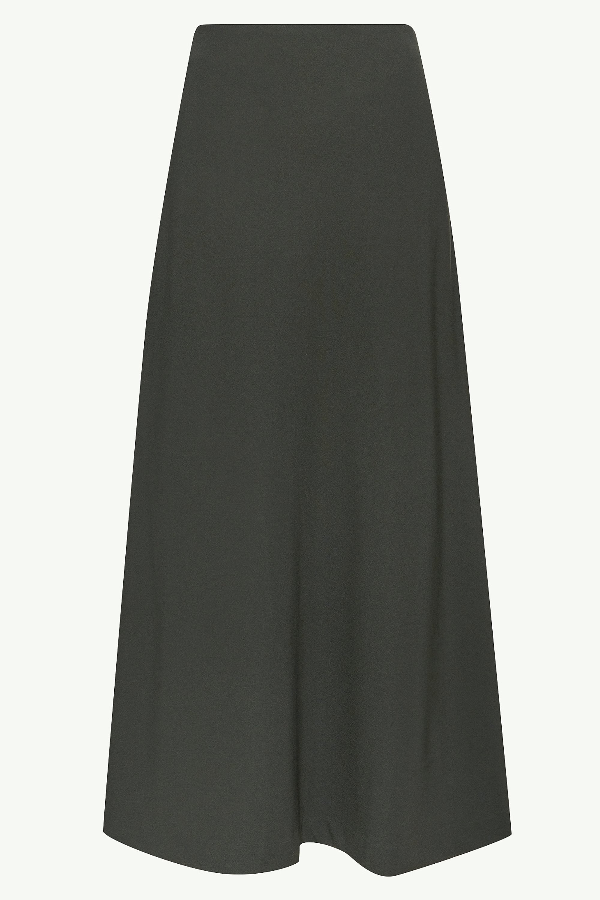Essential Jersey A-Line Maxi Skirt - Dark Forest Clothing Veiled 