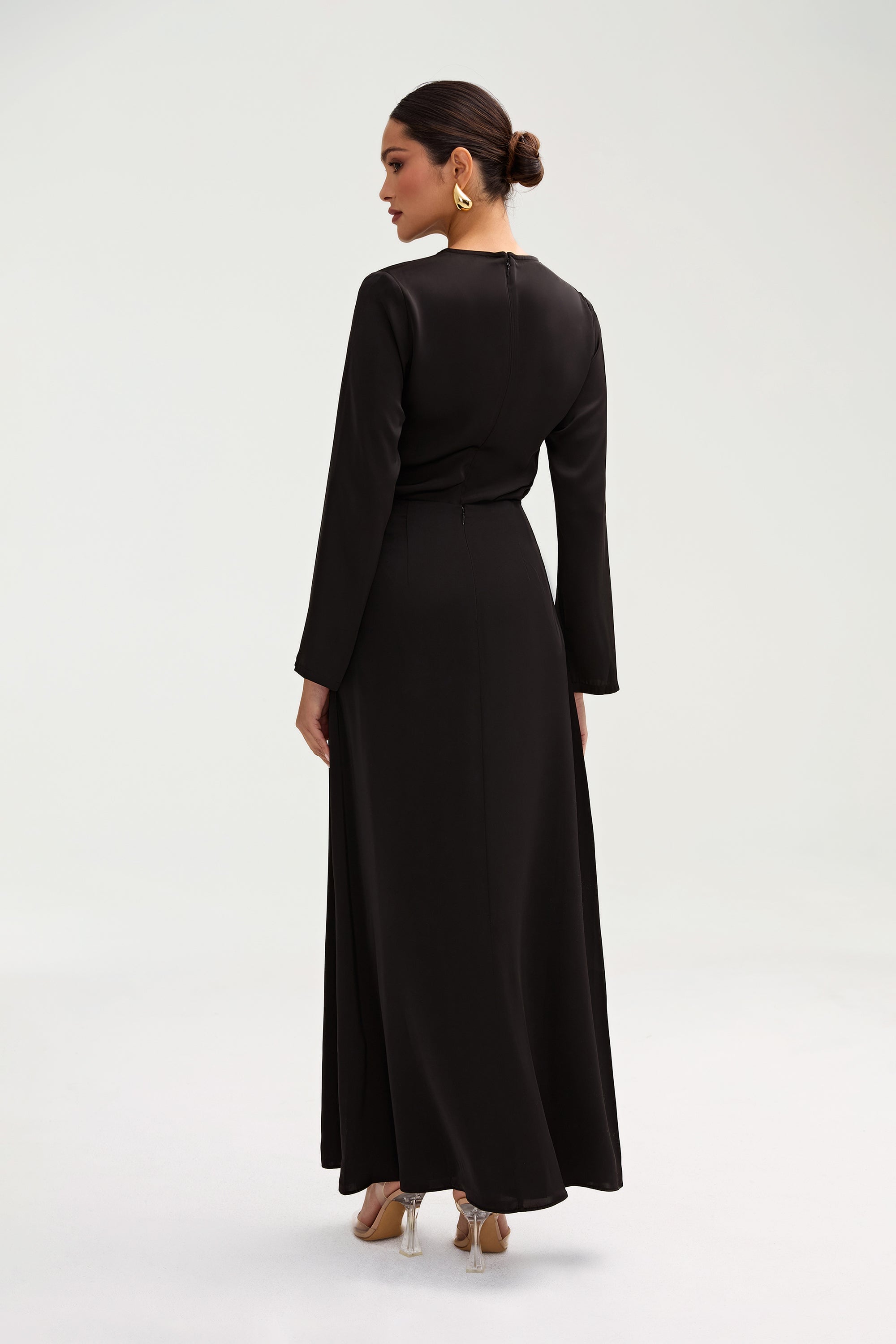 Essential Satin Top - Black Clothing Veiled 