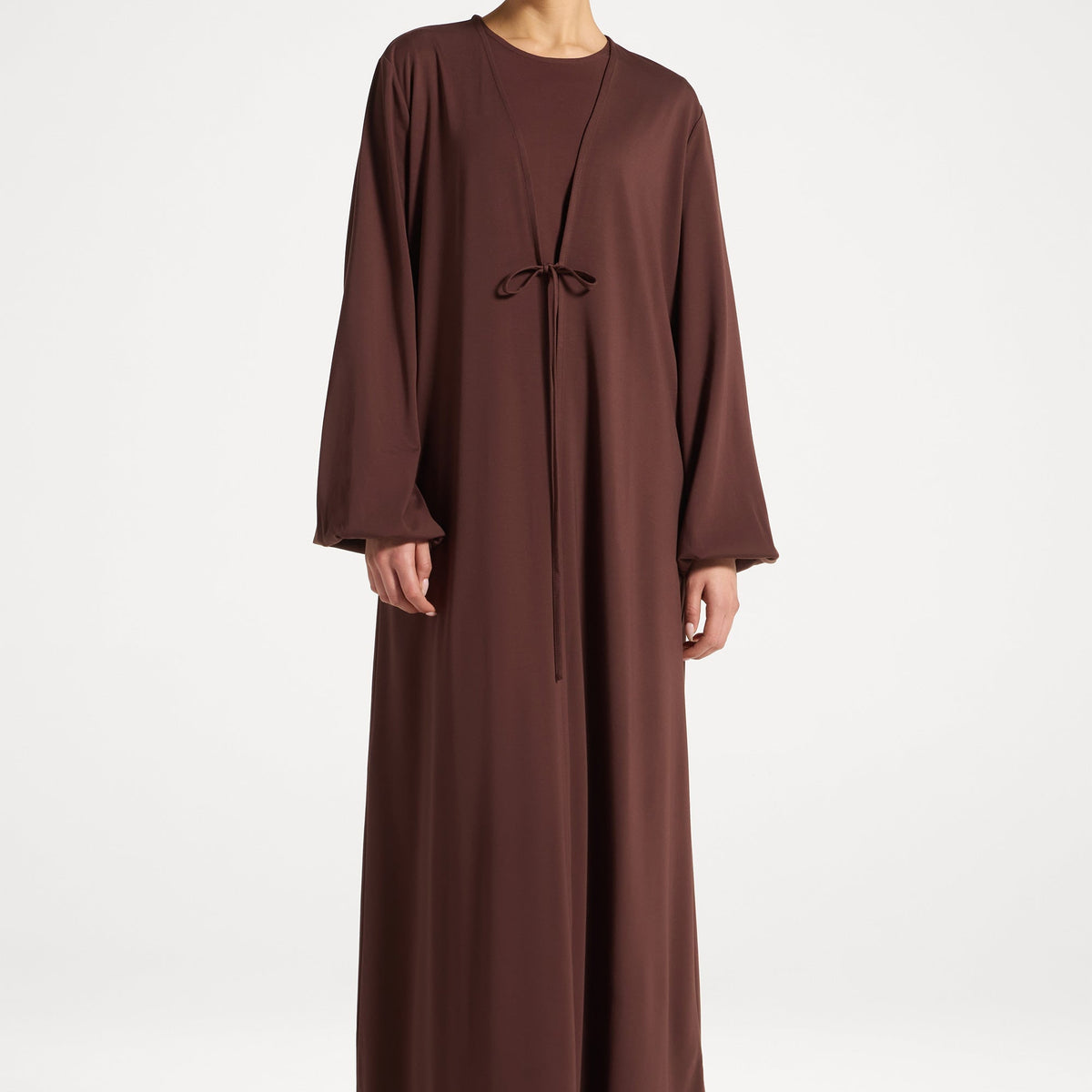 Everyday Abaya & Dress Set - Chocolate Everyday Abaya & Dress Set - Chocolate