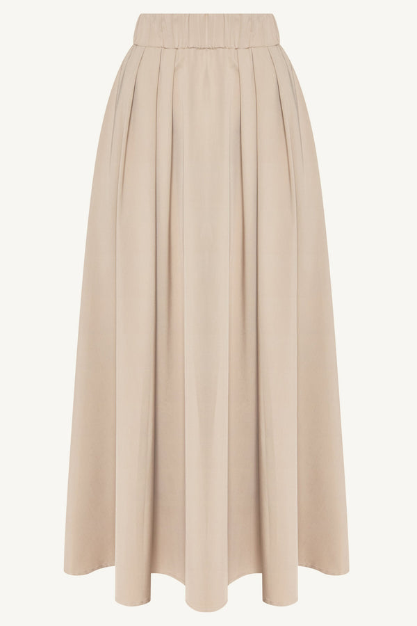Everyday Tencel Bamboo Maxi Skirt - Stone Dresses Veiled 