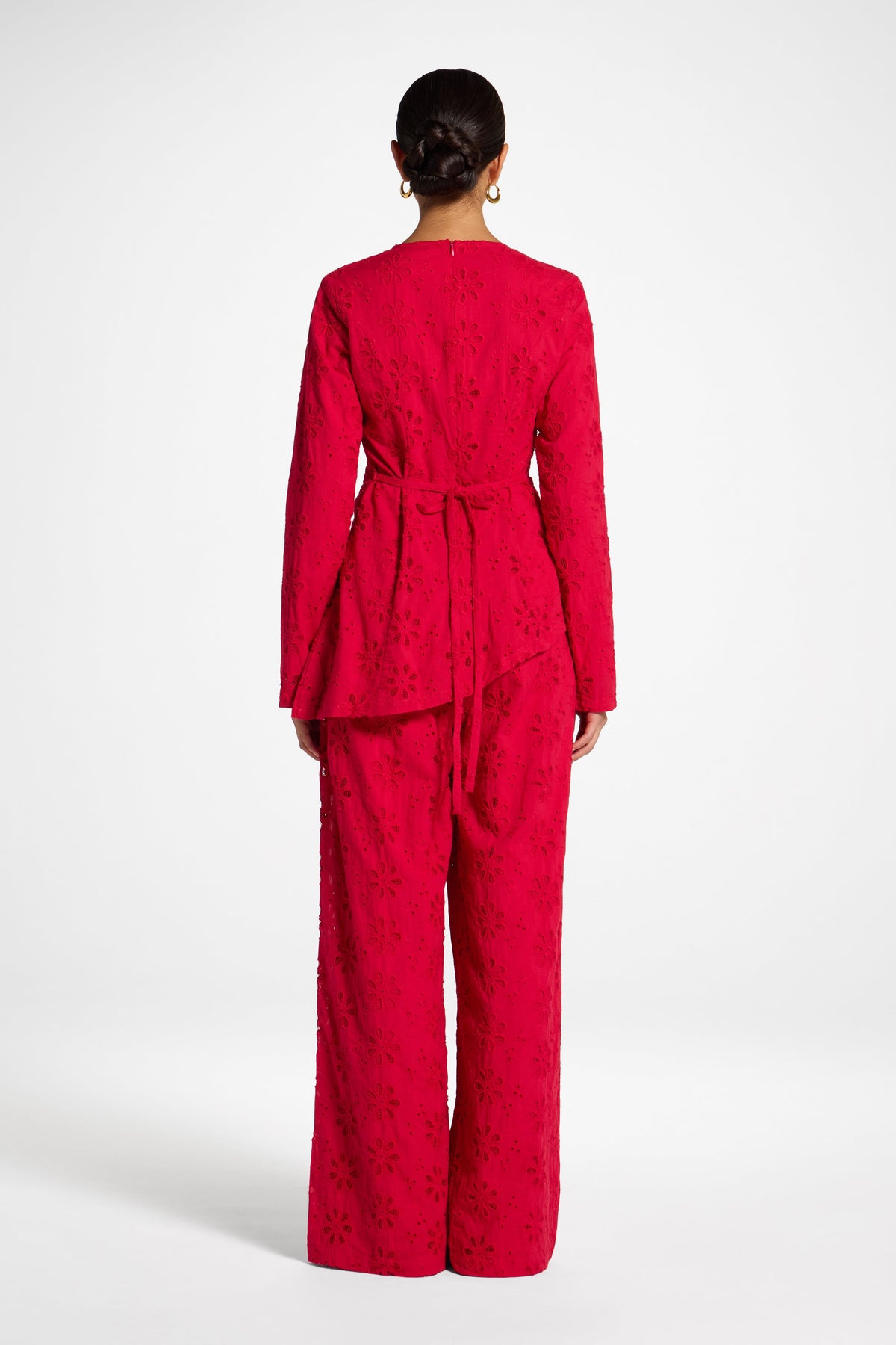 Eyelet Asymmetric Top - Lollipop Top Veiled 