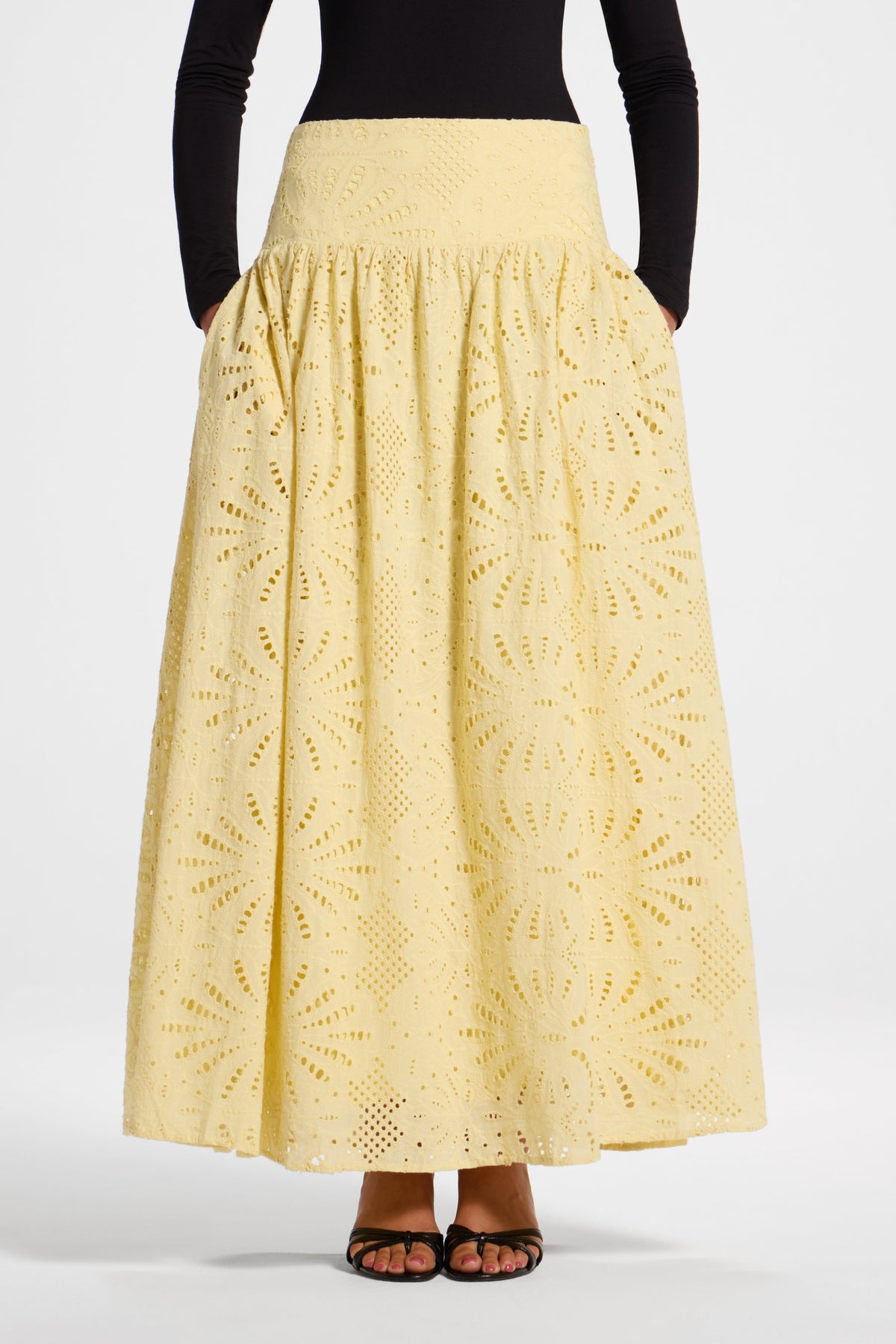 Eyelet Skirt - Candlelight Bottoms Veiled 