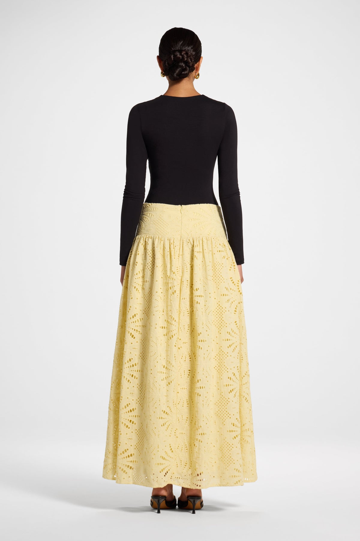 Eyelet Skirt - Candlelight Bottoms Veiled 