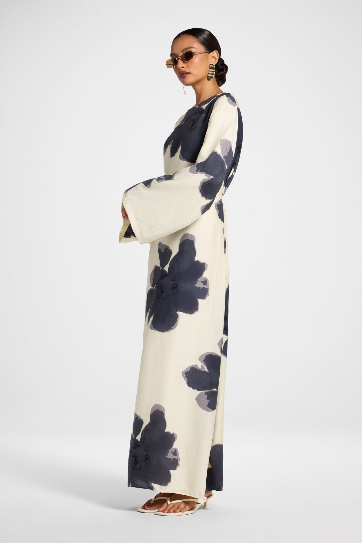Floral Maxi Dress - Ink Dresses Veiled 