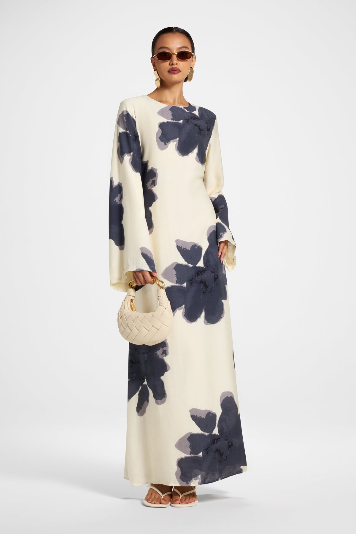 Floral Maxi Dress - Ink Dresses Veiled 
