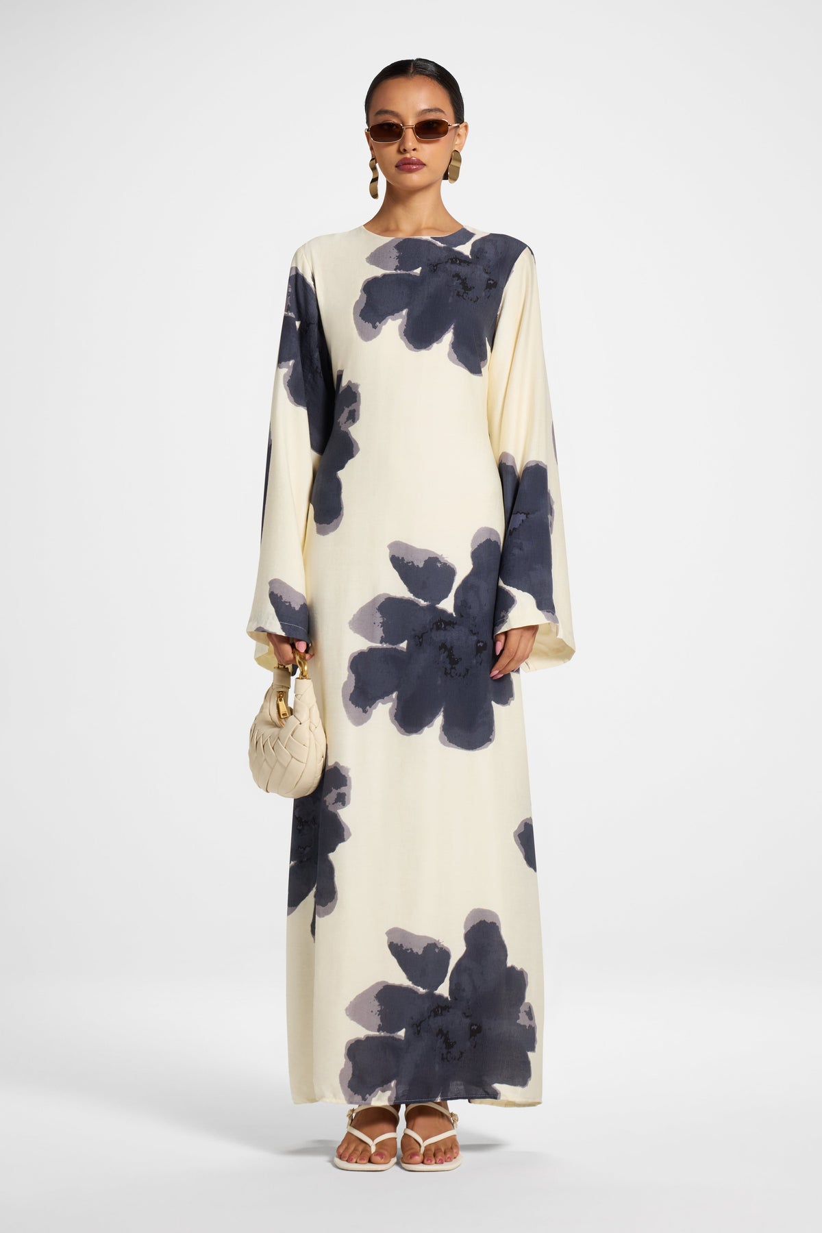 Floral Maxi Dress - Ink Dresses Veiled 