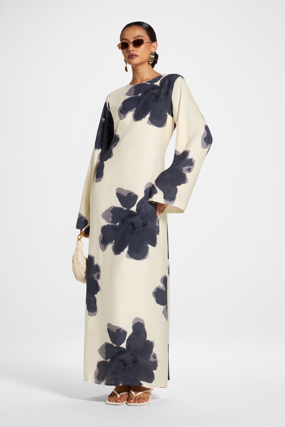 Floral Maxi Dress - Ink Dresses Veiled 