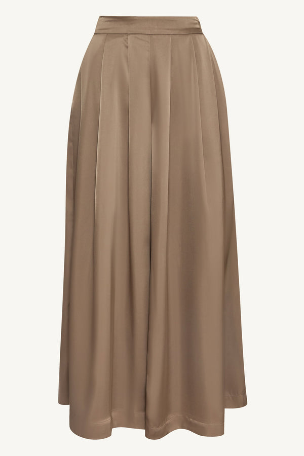 Flowy Satin Palazzo Wide Leg Pants - Desert Palm Dresses Veiled 