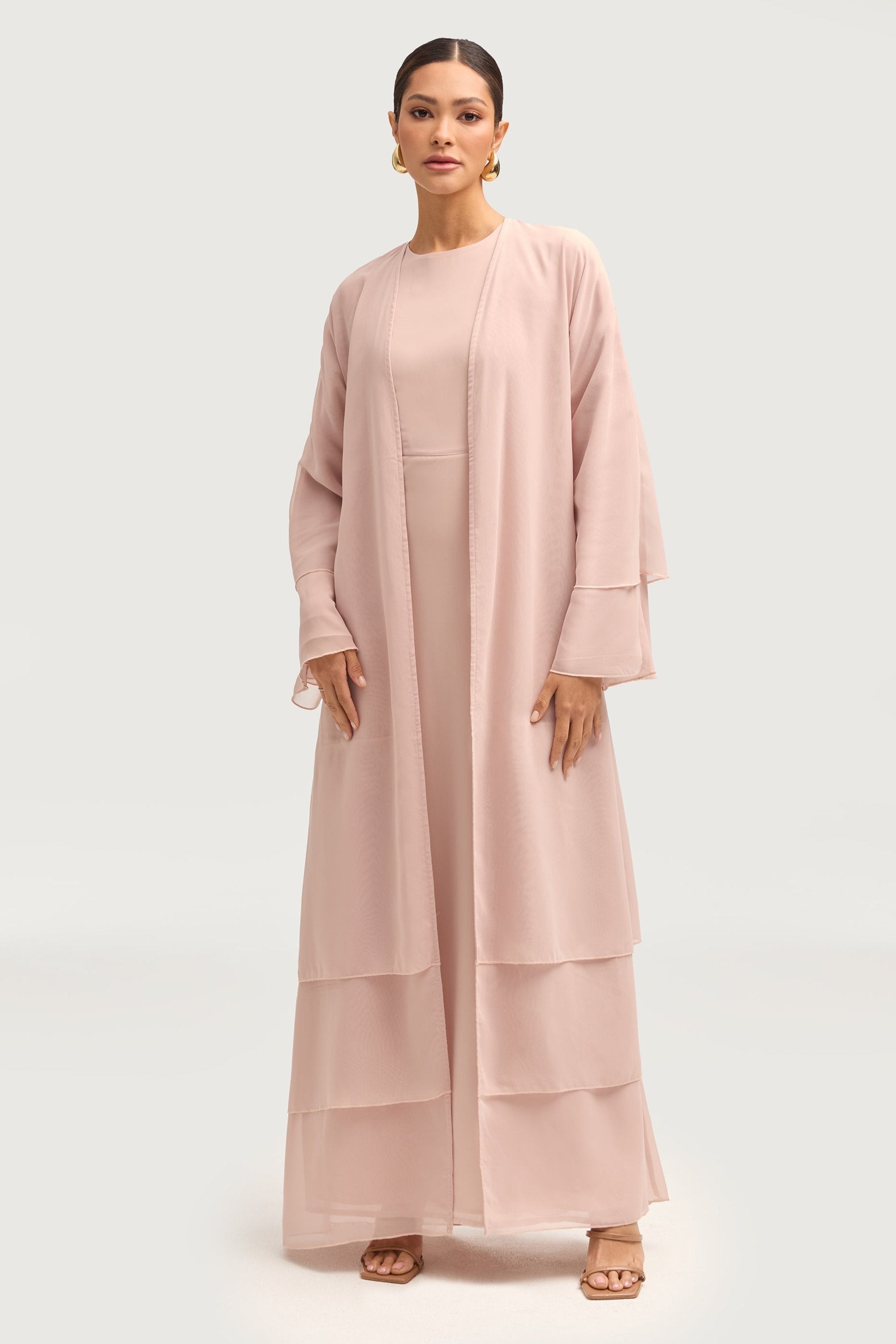 Hawa Abaya - Jasmine Pink Abayas Veiled 