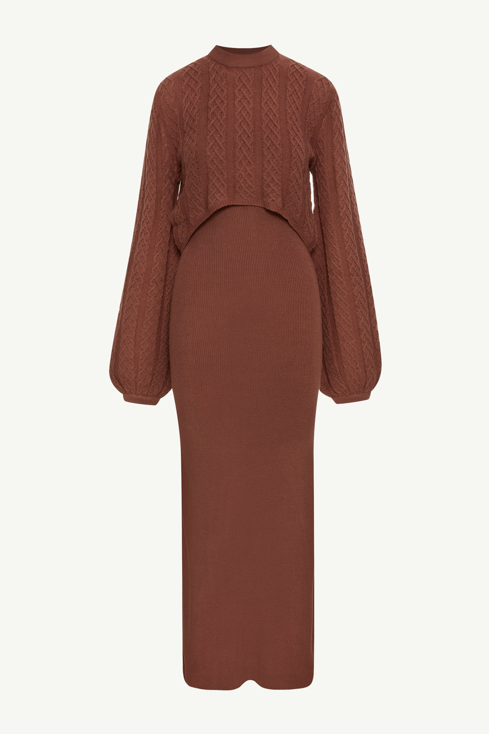 MOTIF KNIT DRESS