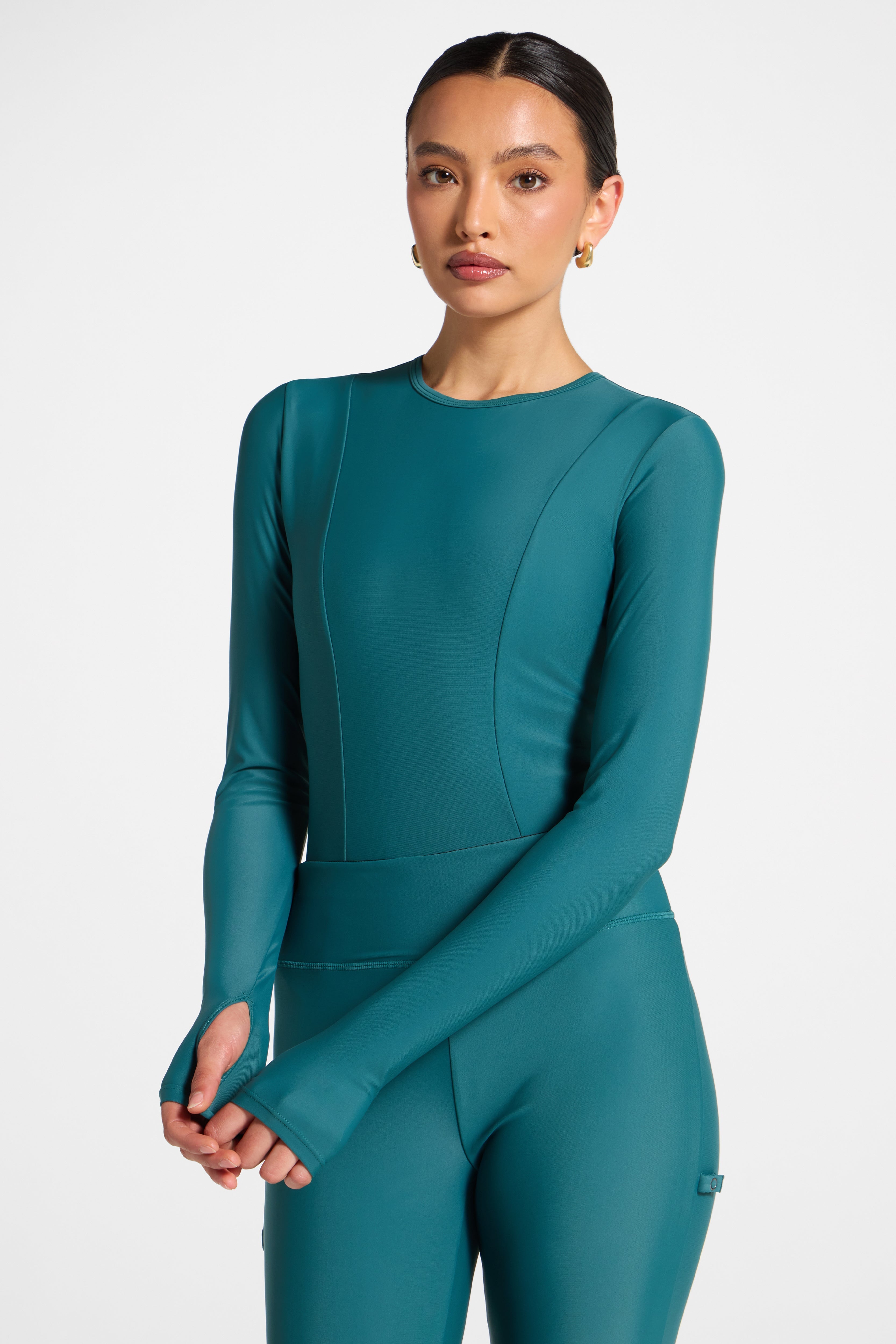 Hoop Two Piece Swimsuit & Skirt Set - Mediterranea Swim Veiled 