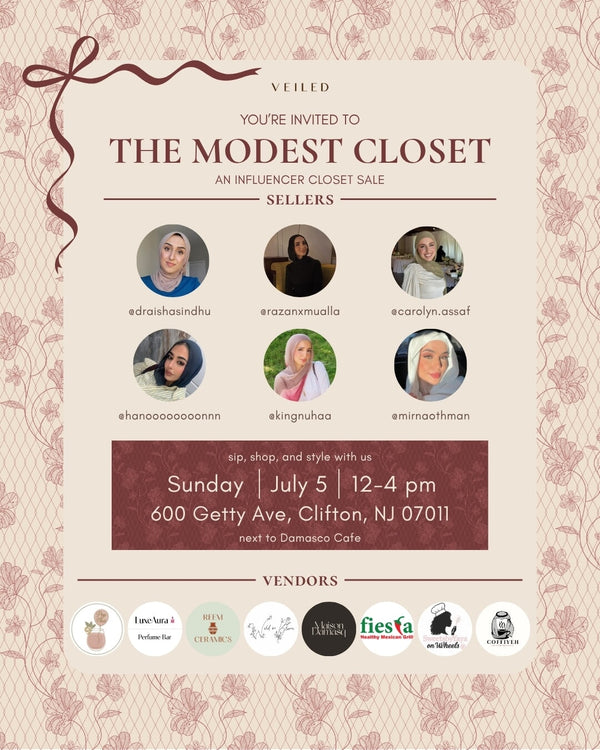 Influencer Closet Sale Event Ignore Veiled 