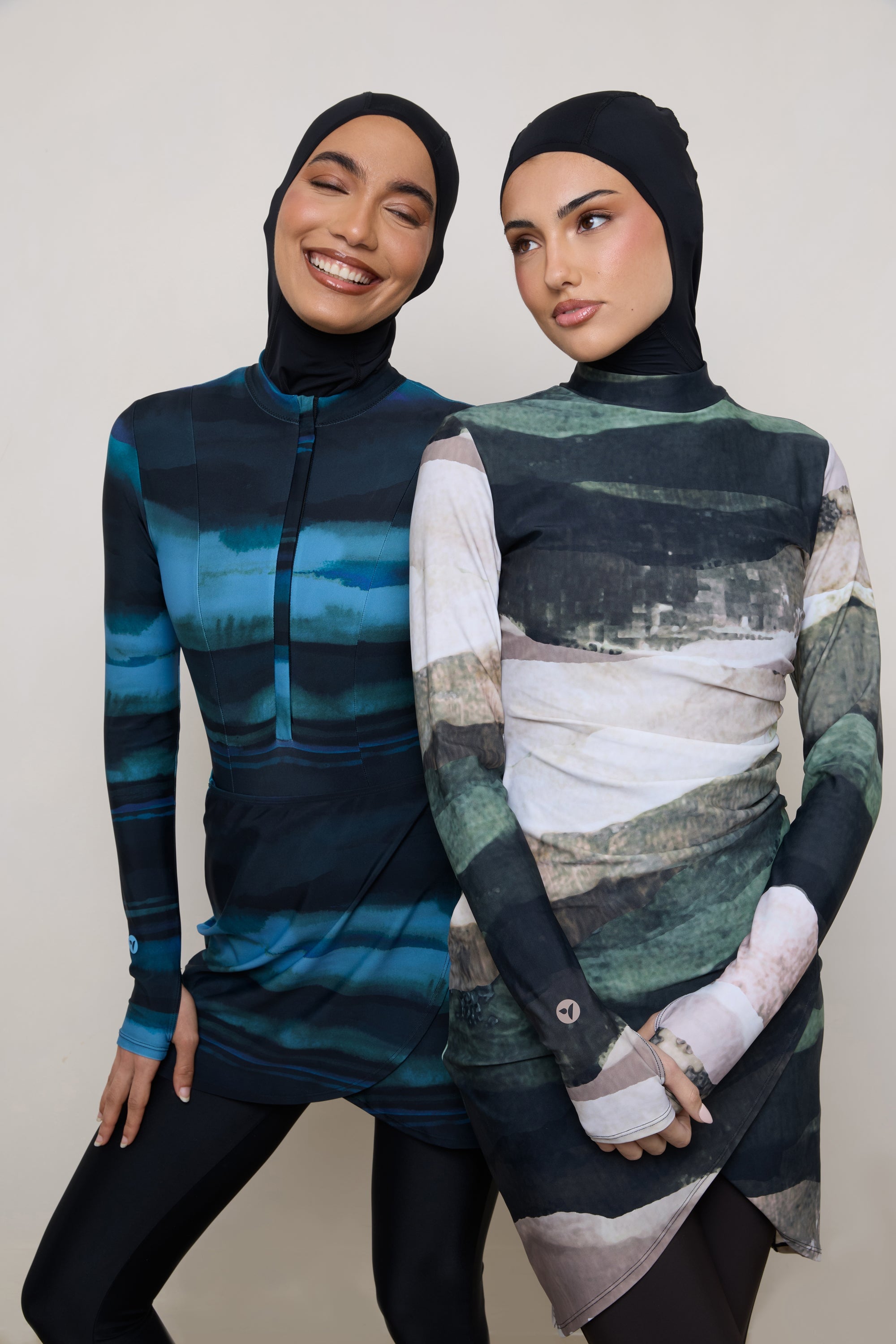 Instant Swim Hijab - Black Swim Veiled 