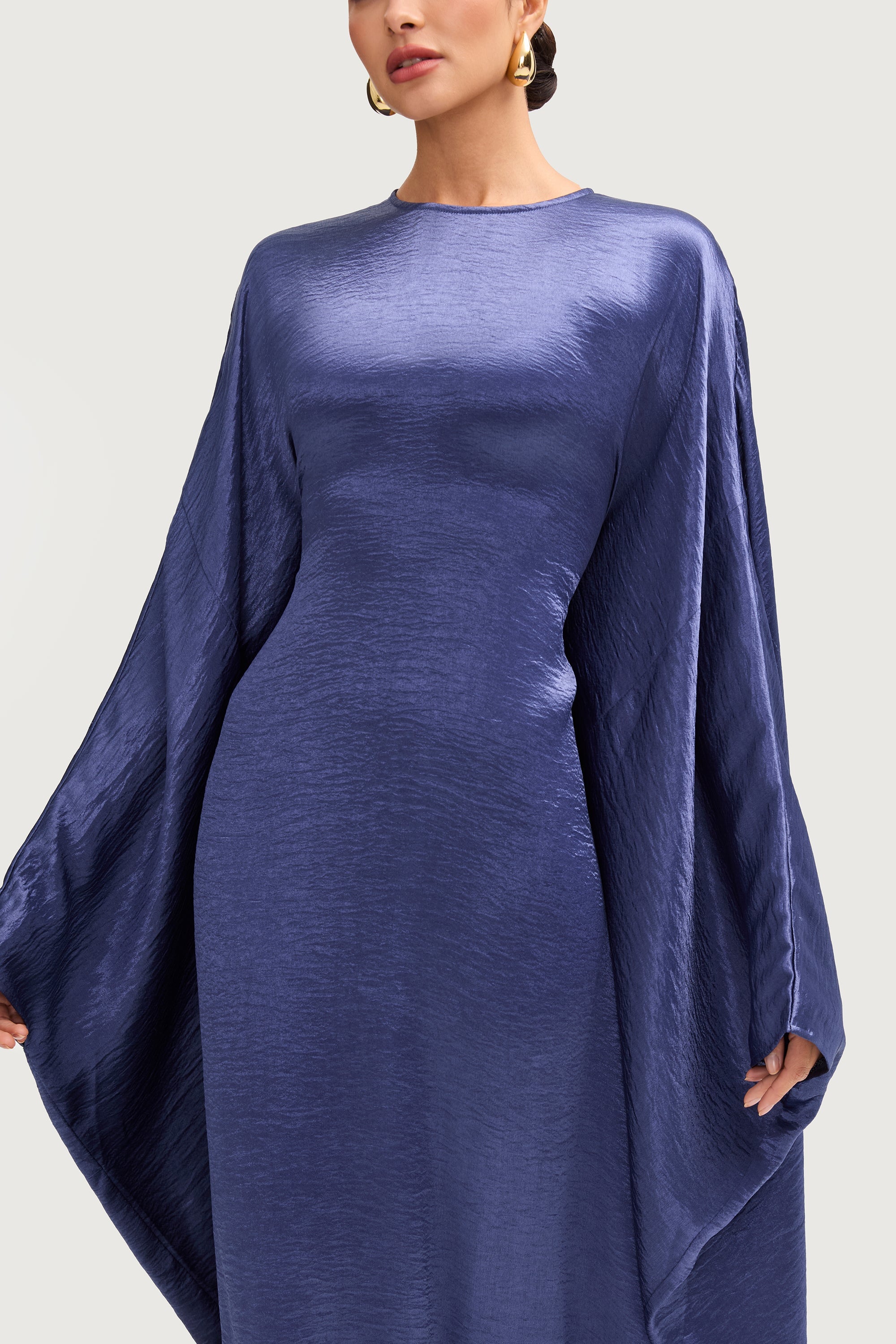 Iridescent Butterfly Inner Tie Abaya - Twilight Abayas Veiled 