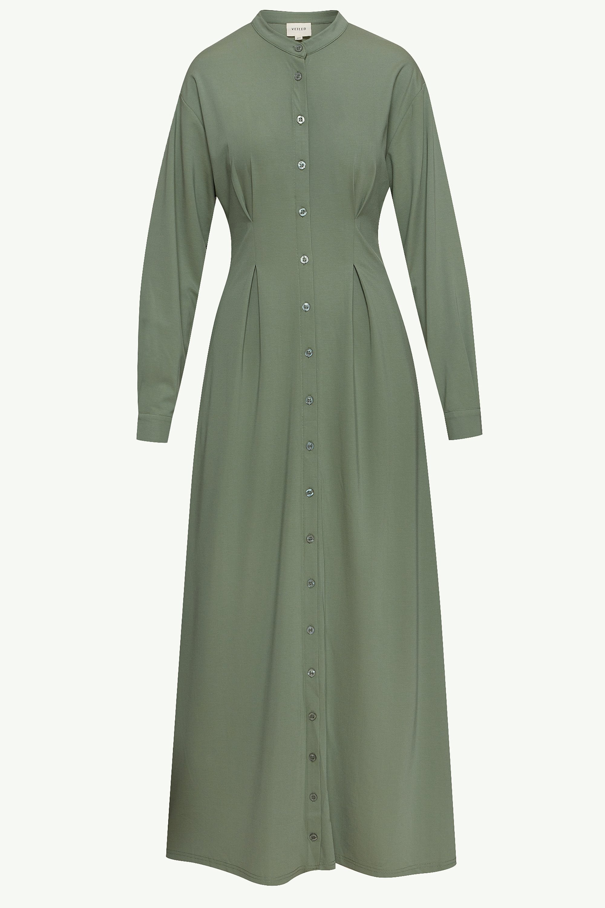 Ivy Jersey Button Down Maxi Dress - Sage Clothing saigonodysseyhotel 