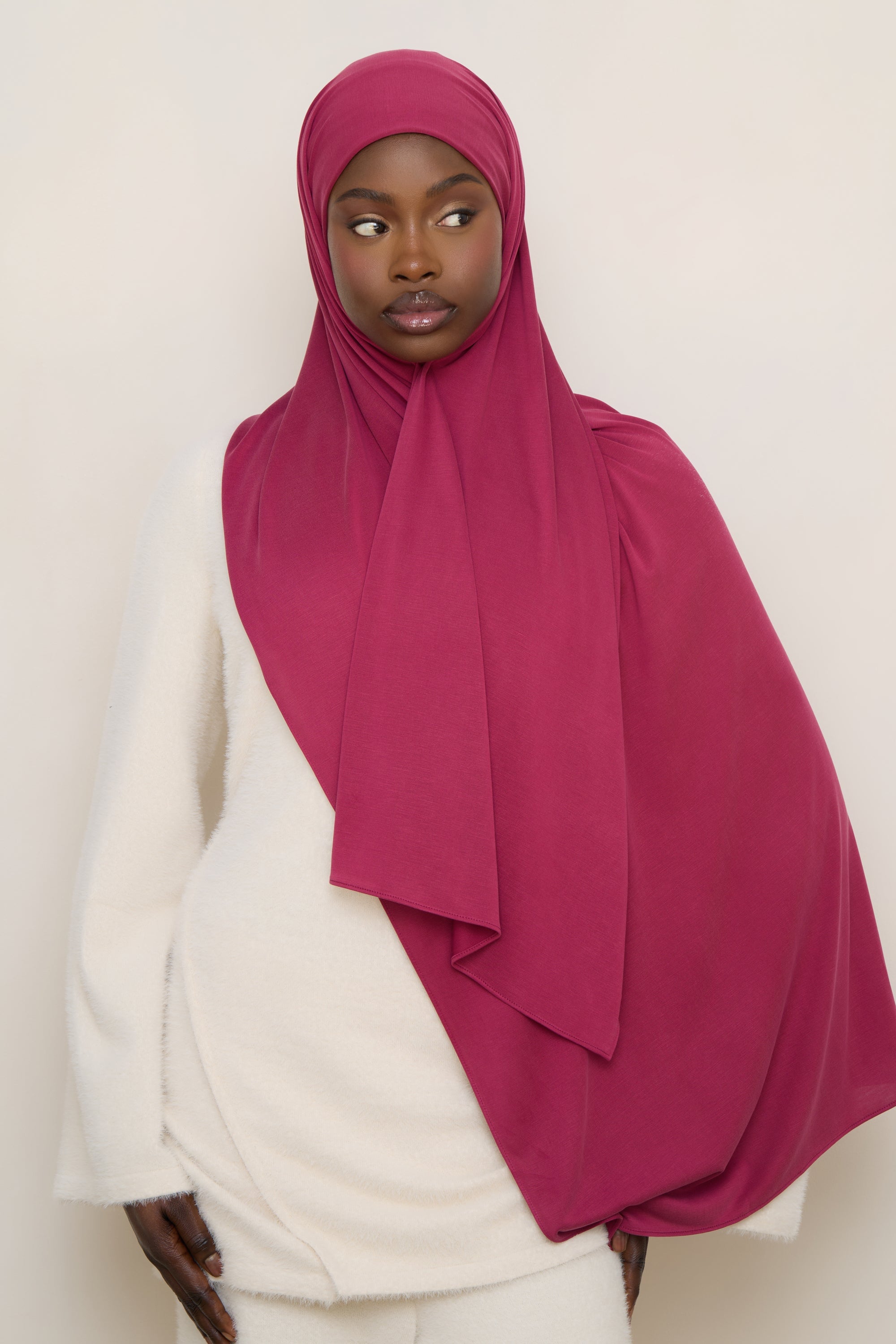 Jersey Hijab - Pomegranate Hijabs Veiled 