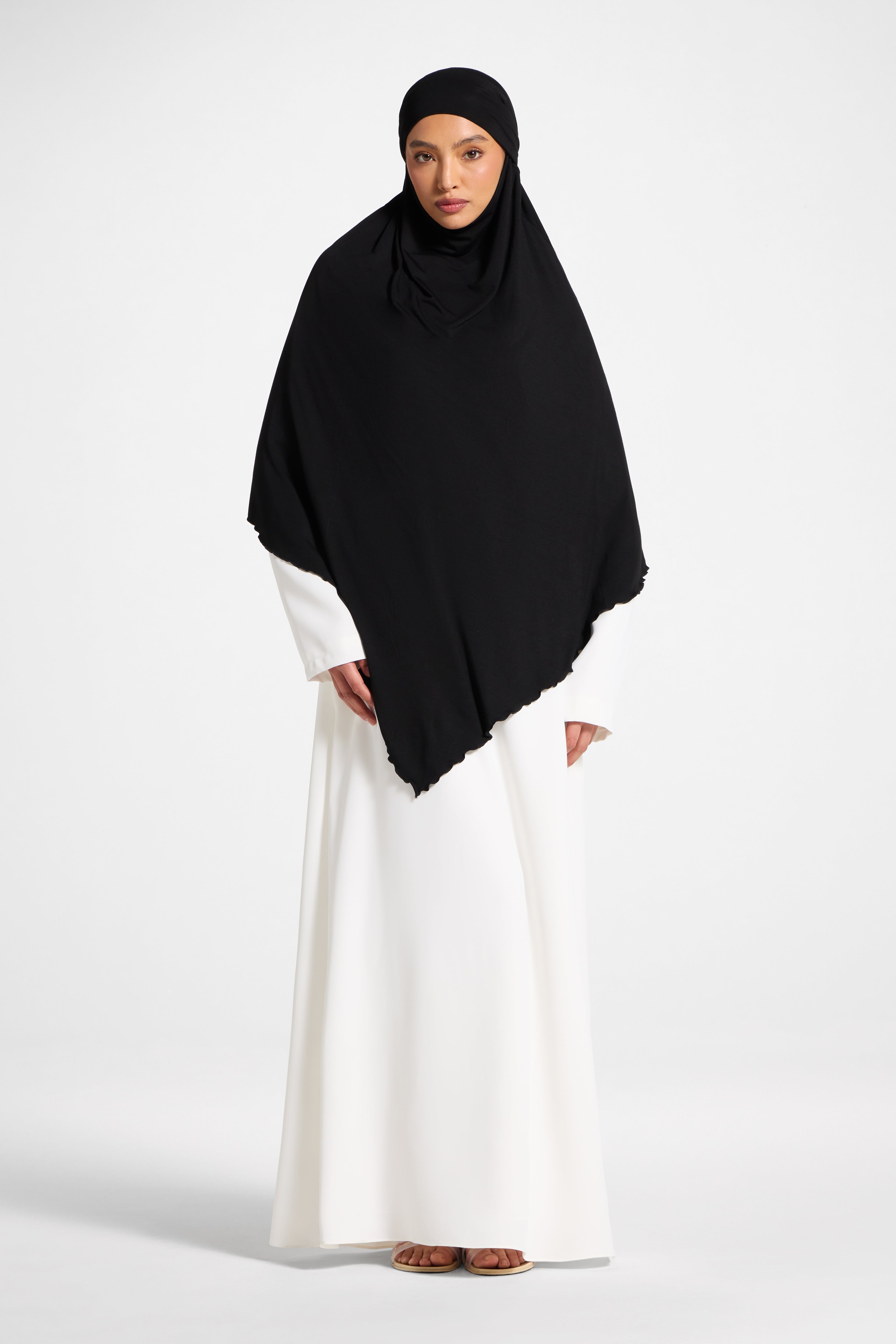 Jersey Khimar - Black Hijabs Veiled 
