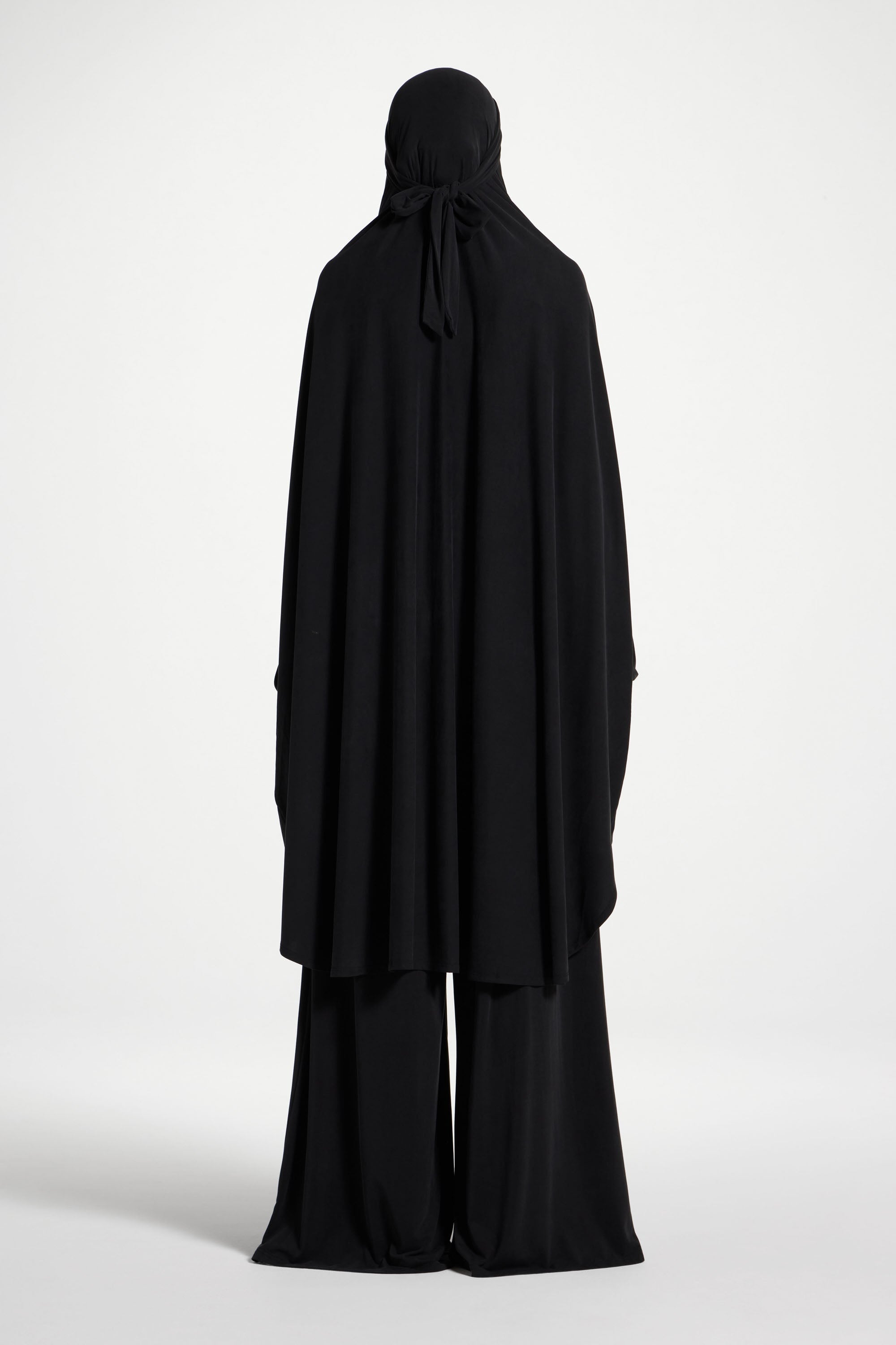 Jersey Prayer Top & Pants Set - Black Abayas Veiled 