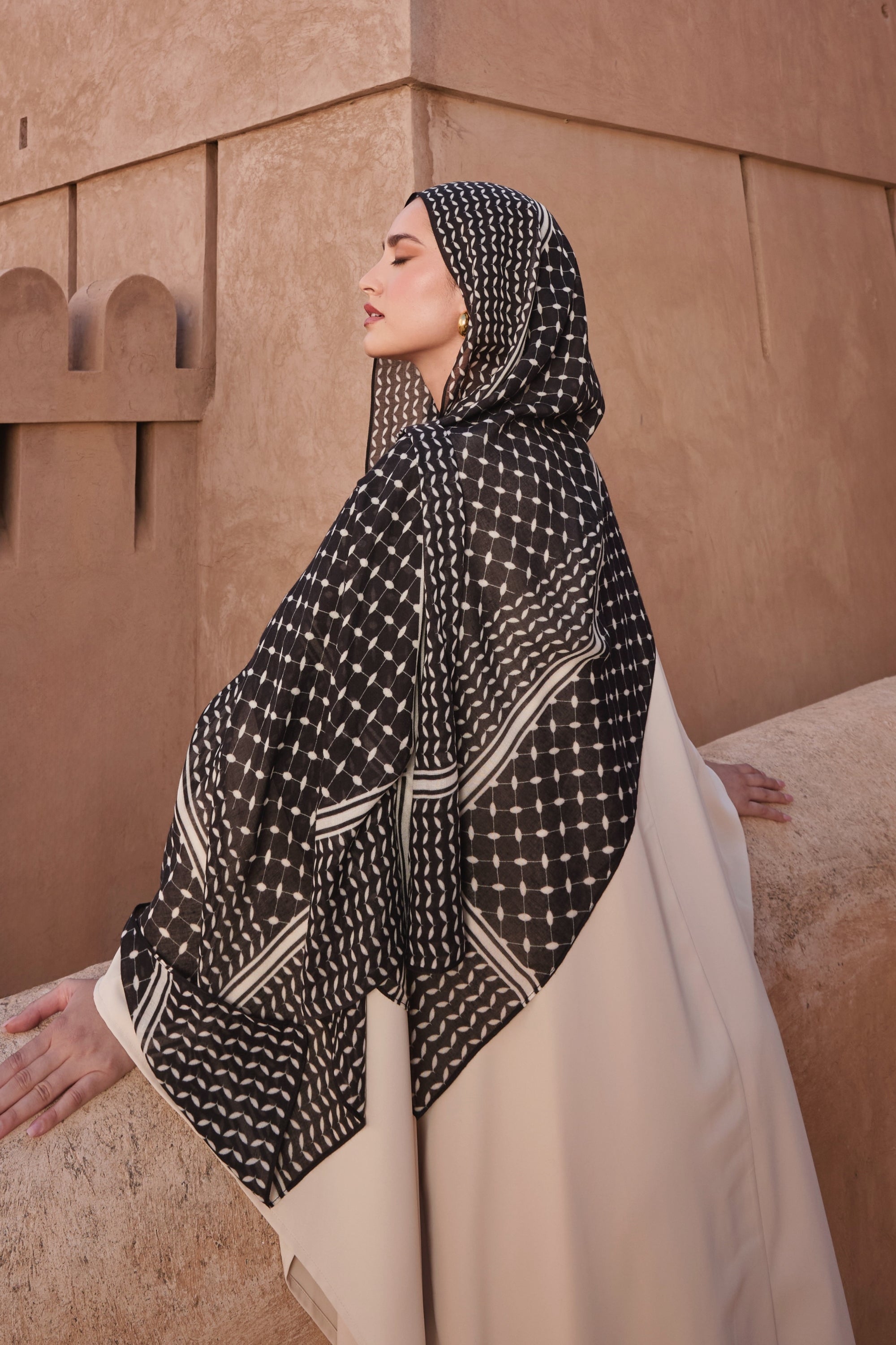 Keffiyeh Modal Hijab - Rebel Hijabs Veiled 