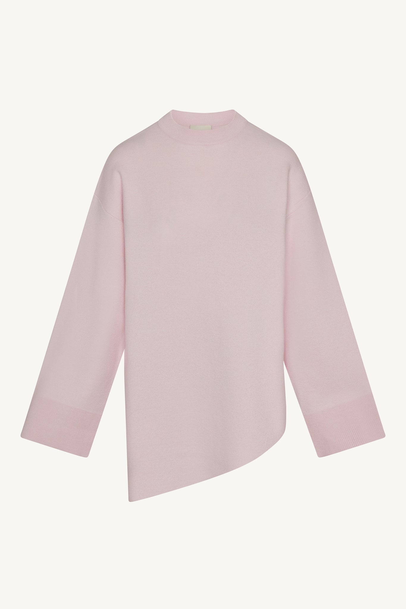 Kehlani Asymmetric Knit Top - Frosted Pink Abayas Veiled 
