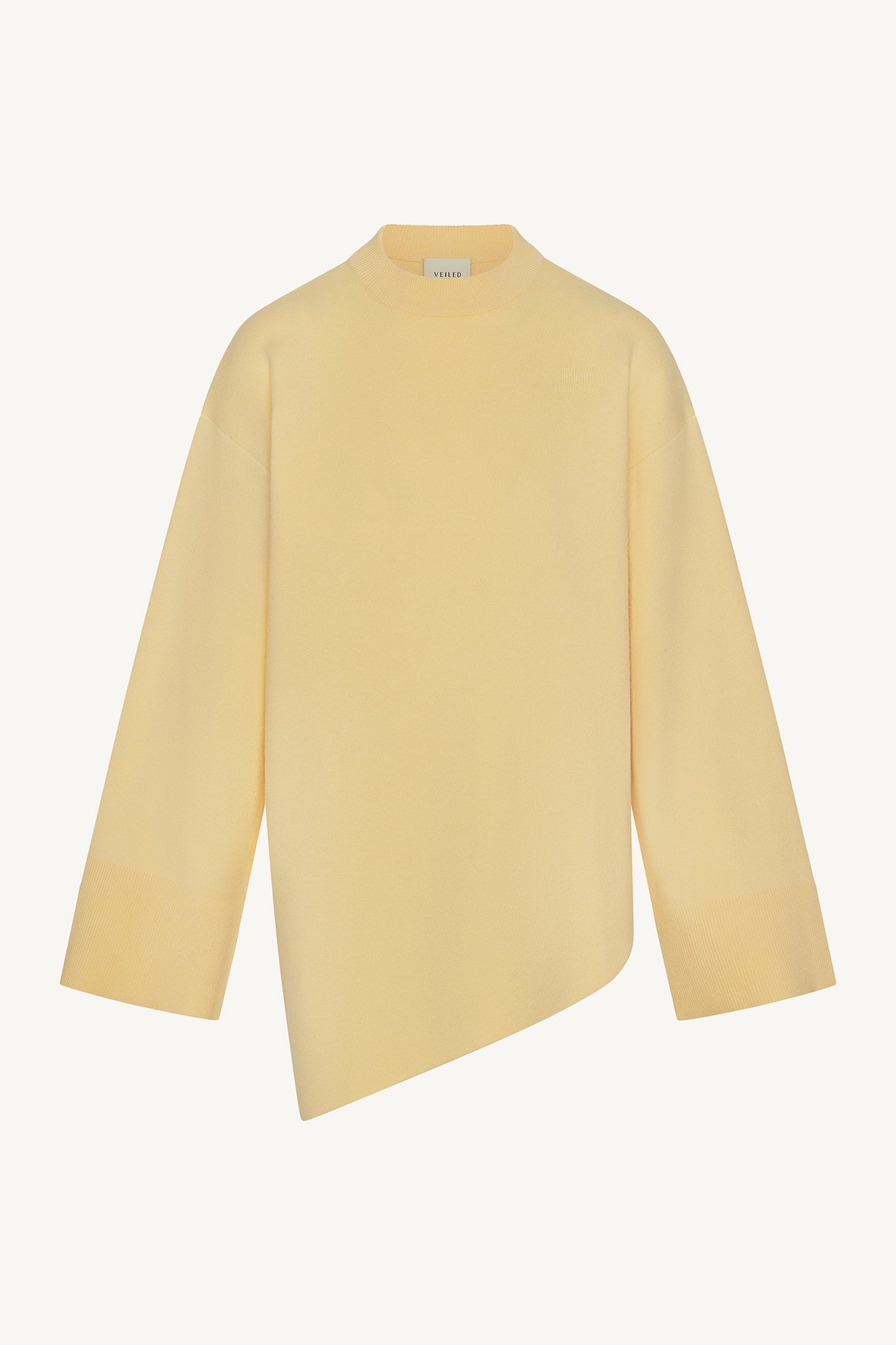 Kehlani Asymmetric Knit Top - Yuzu Abayas Veiled 