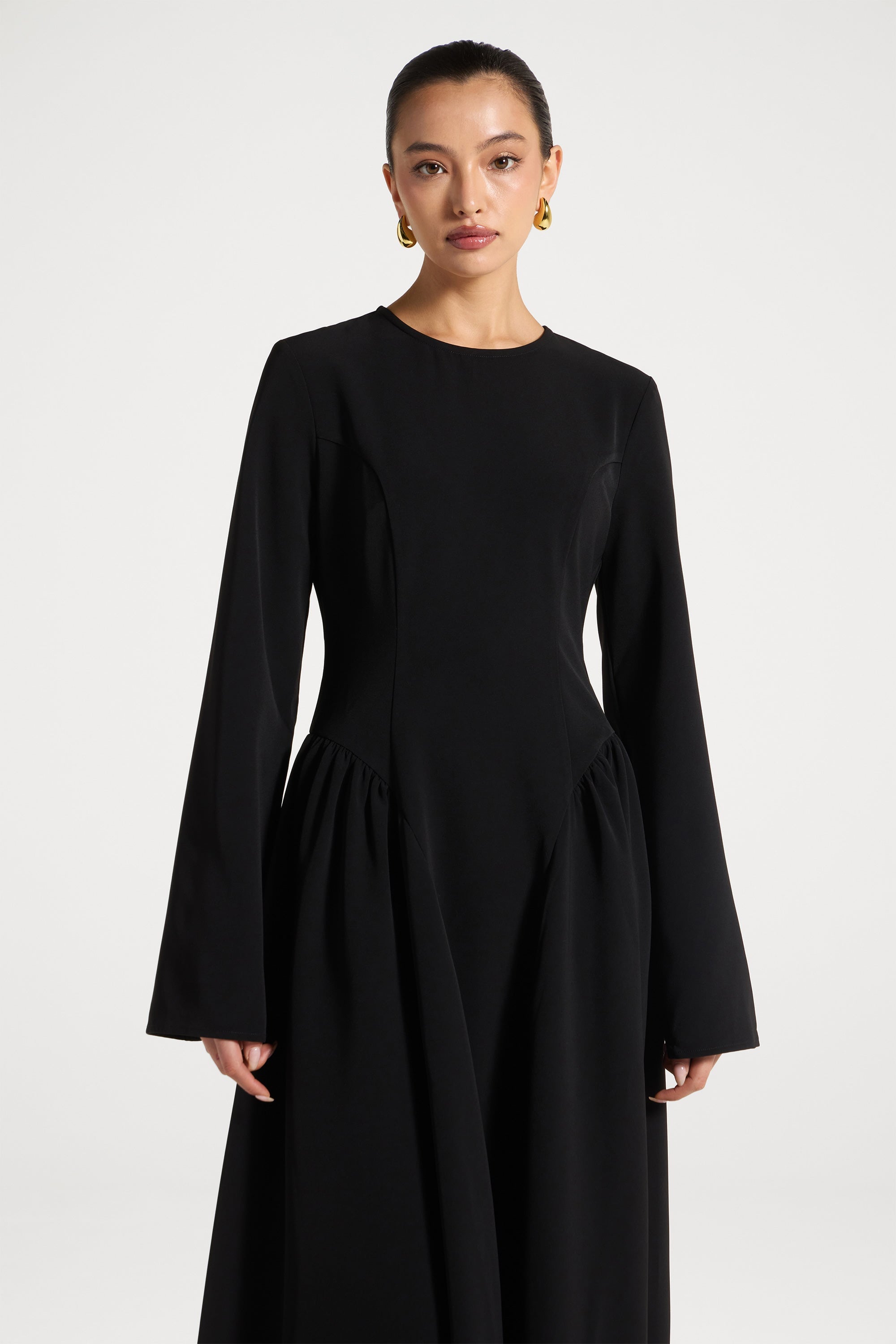 Kendall Maxi Dress - Black Abayas Veiled 