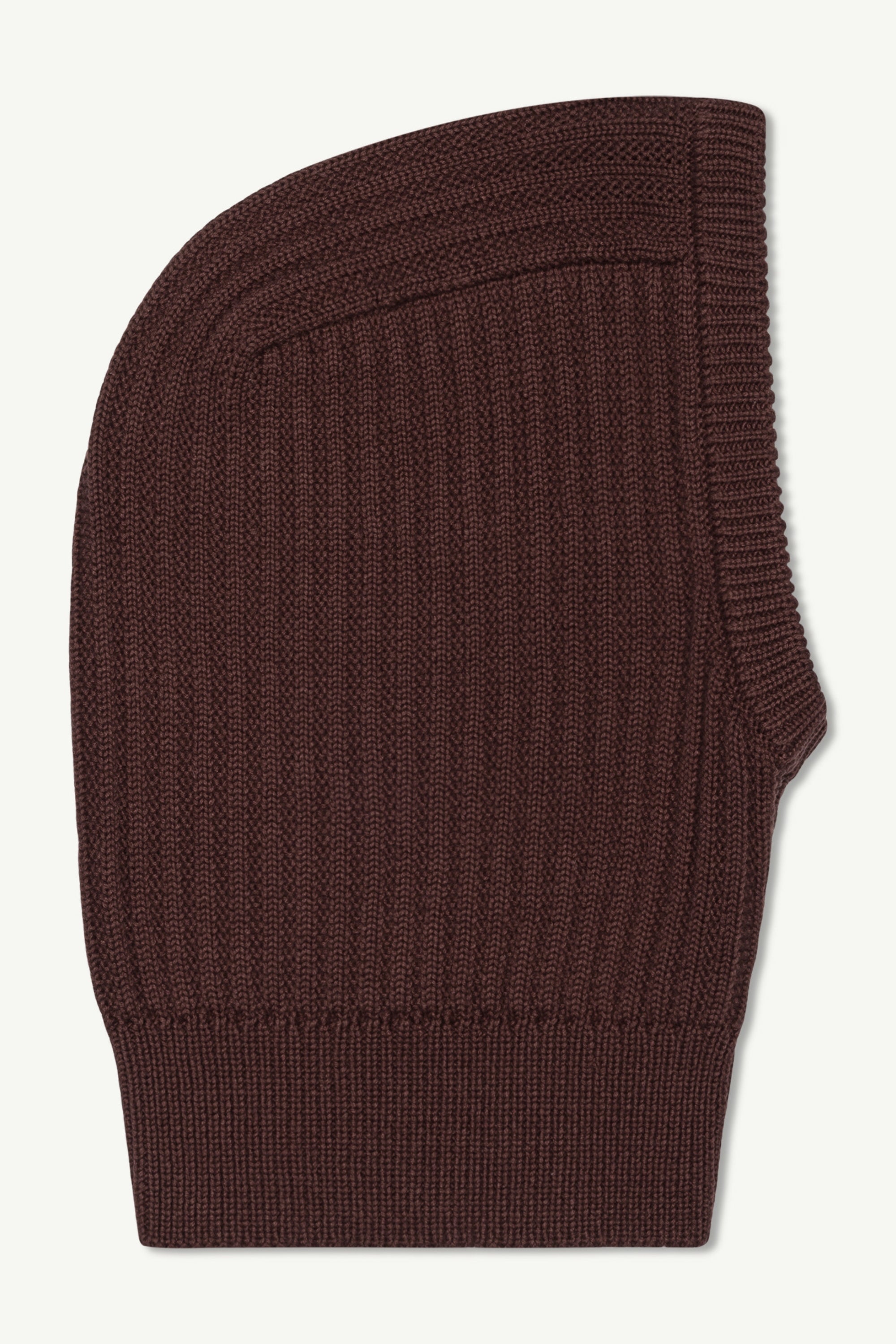 Knit Balaclava - Dark Brown Accessories Veiled Collection 