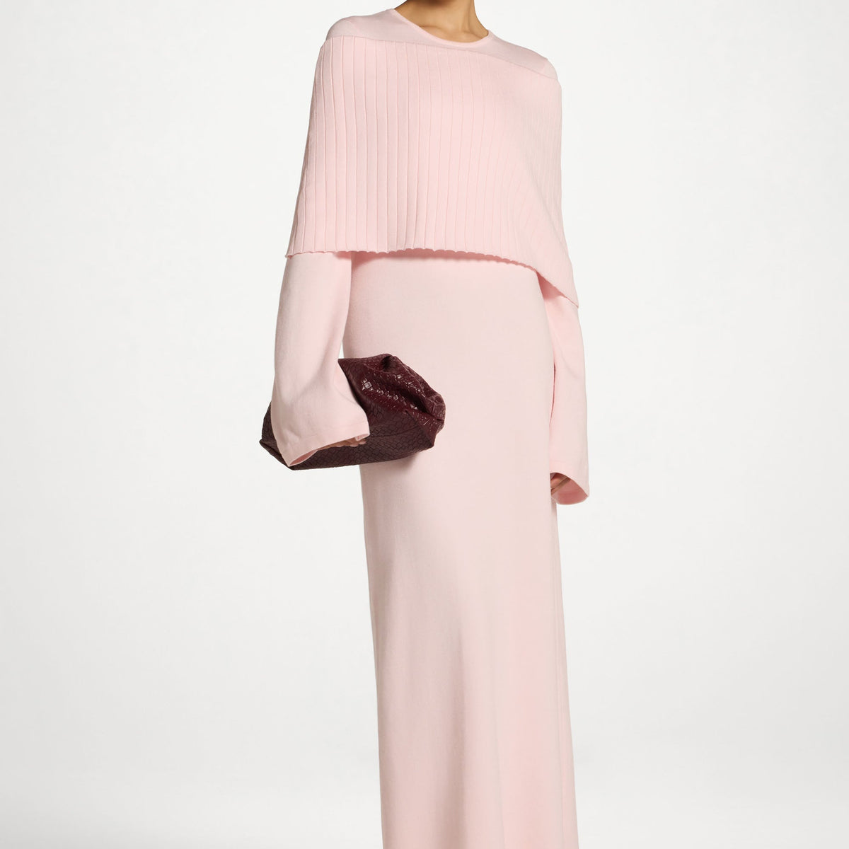 Knit Drape Maxi Dress
