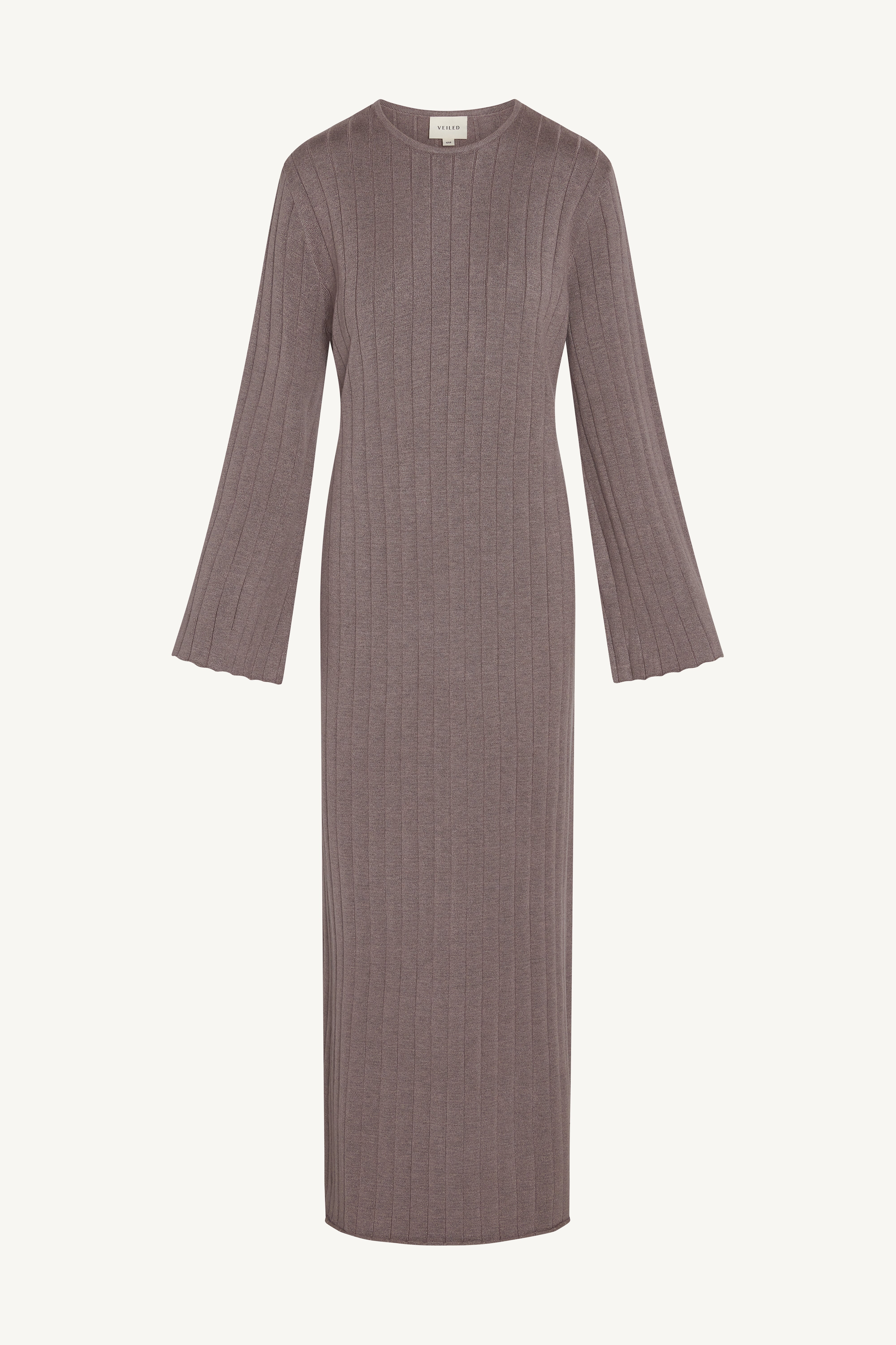 Knit Cardigan & Maxi Dress Set - Black Forest