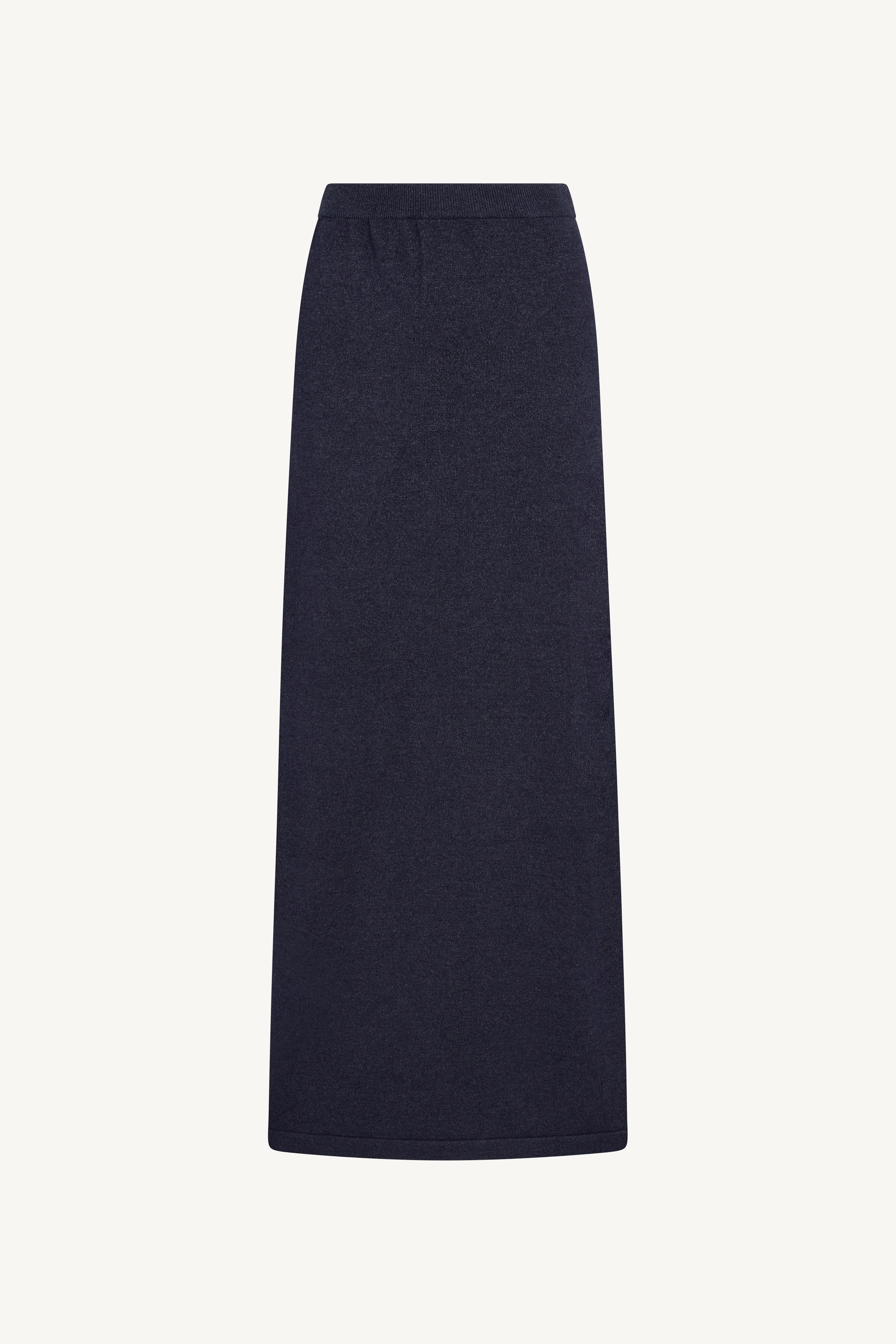Knit Maxi Skirt - Denim Blue Abayas Veiled 