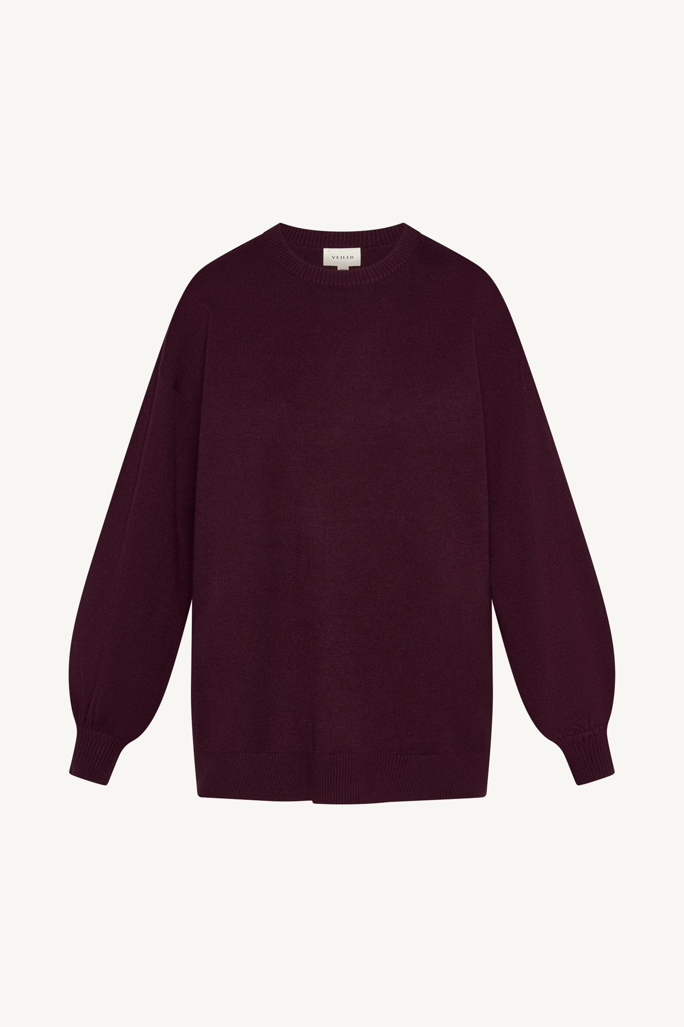 Knit Top & Pants Set - Spiced Plum Abayas Veiled 