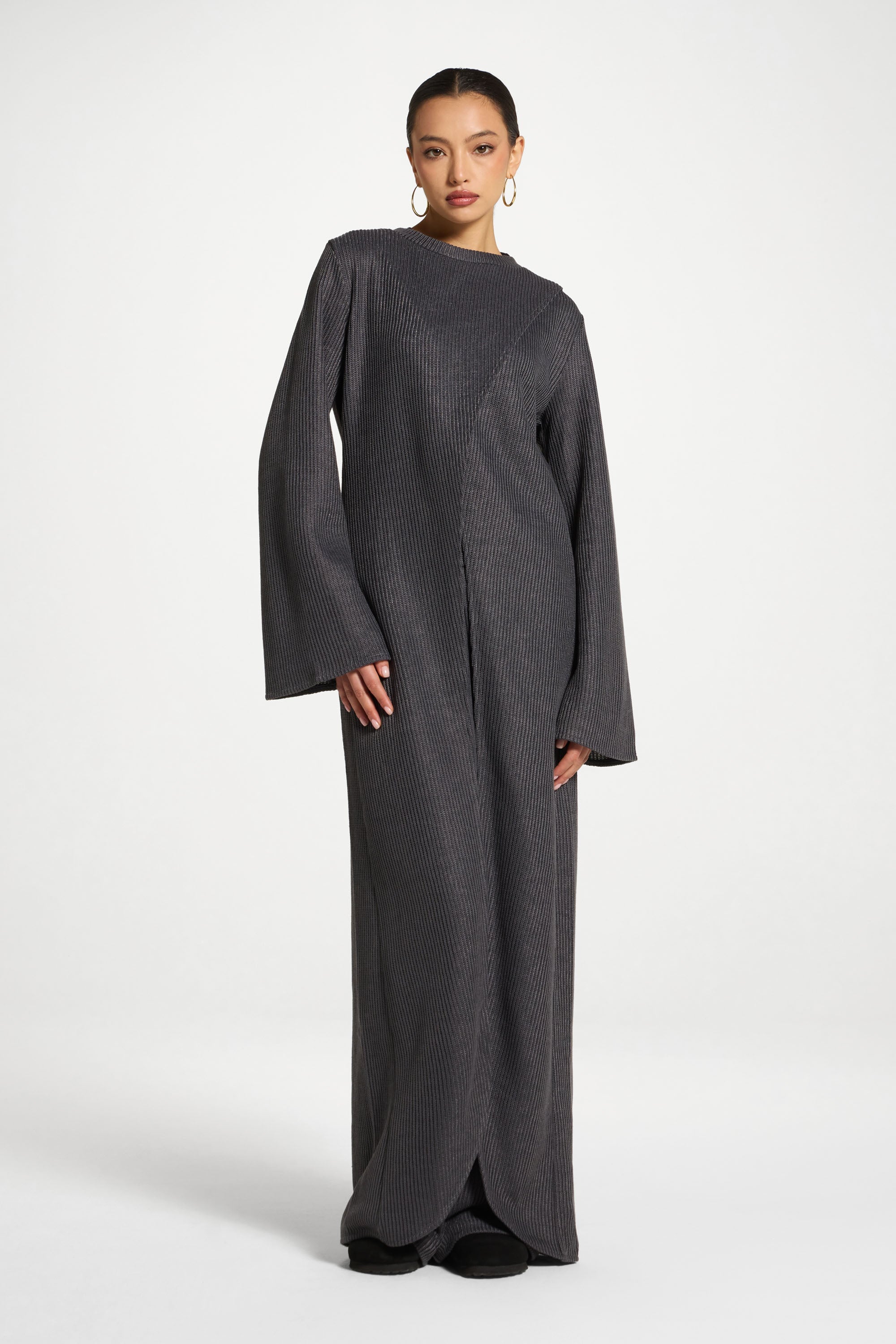 Knit Tunic & Pants Set - Iron Abayas Veiled 
