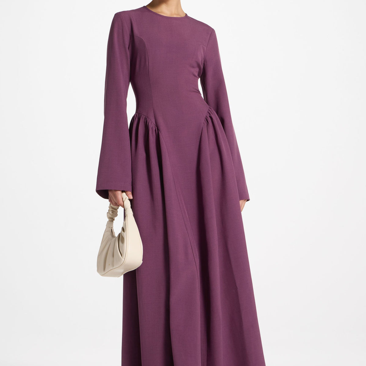 mulberry maxi dress Lace Up Back - Brand:Ella Featuring a buttery satin Color:Nude Blue Silver The Cici Chainmail Maxi