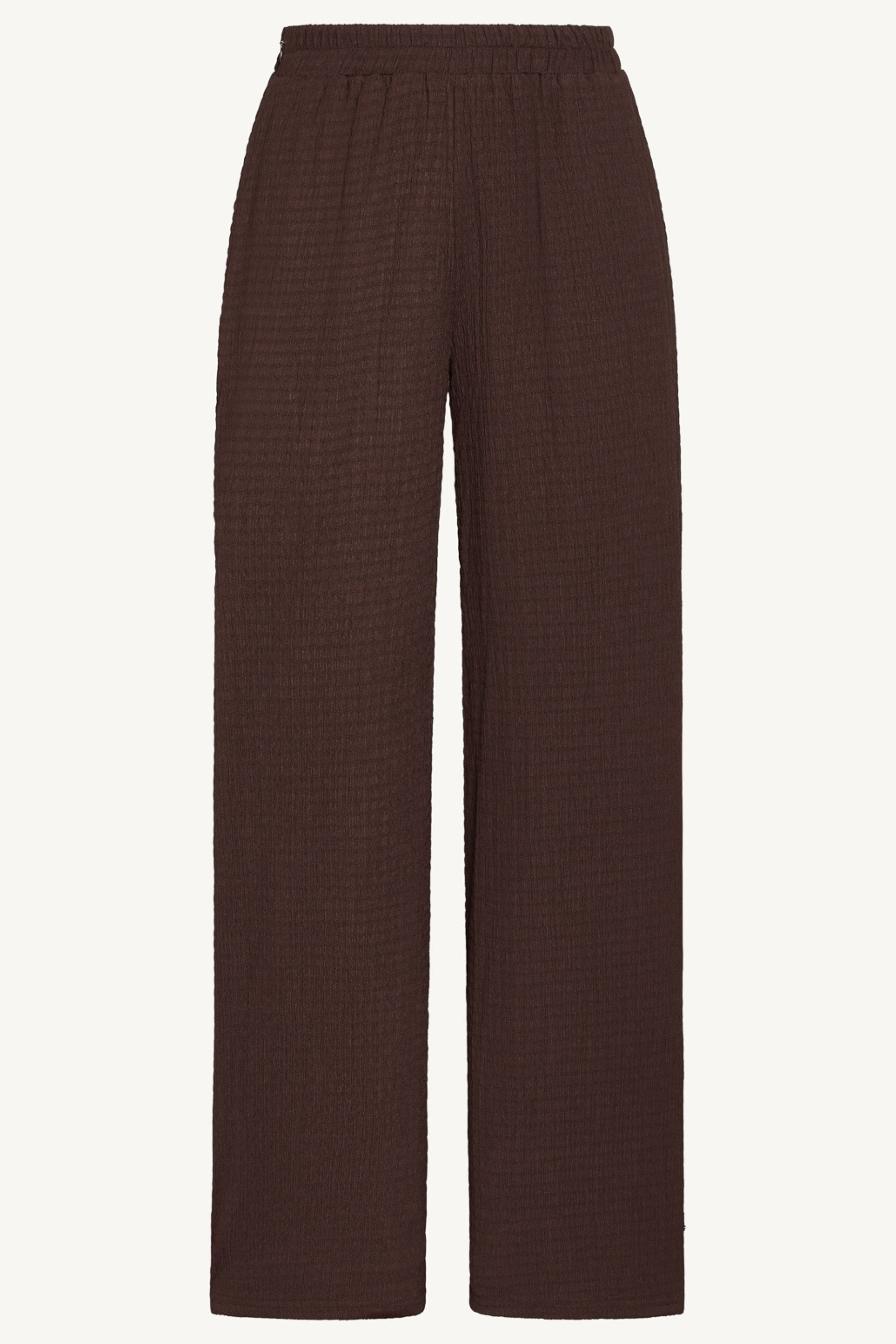 Layla Matching Top & Pants Set - Chocolate Abayas Veiled 