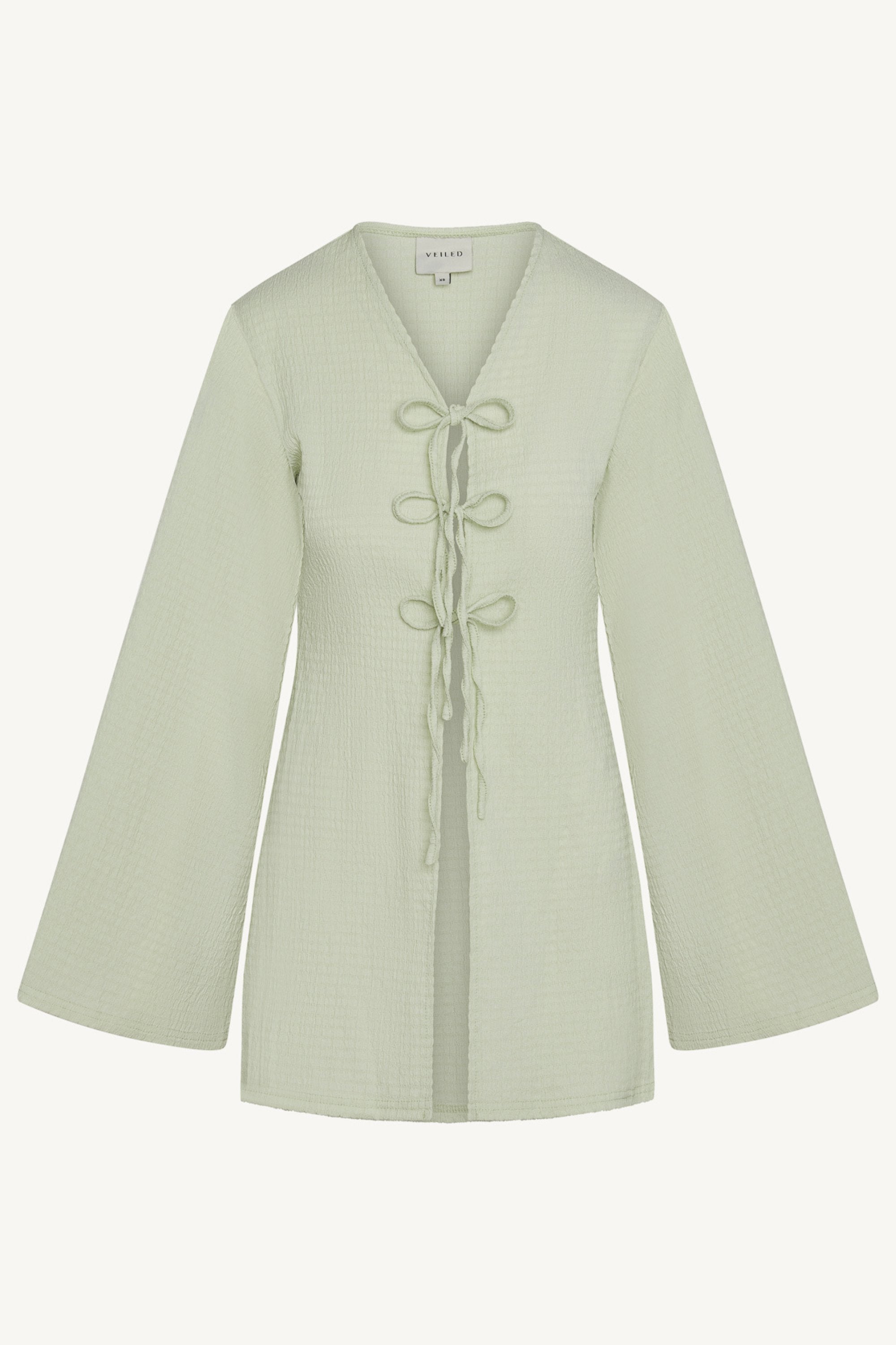 Layla Matching Top & Pants Set - Pistachio Abayas Veiled 