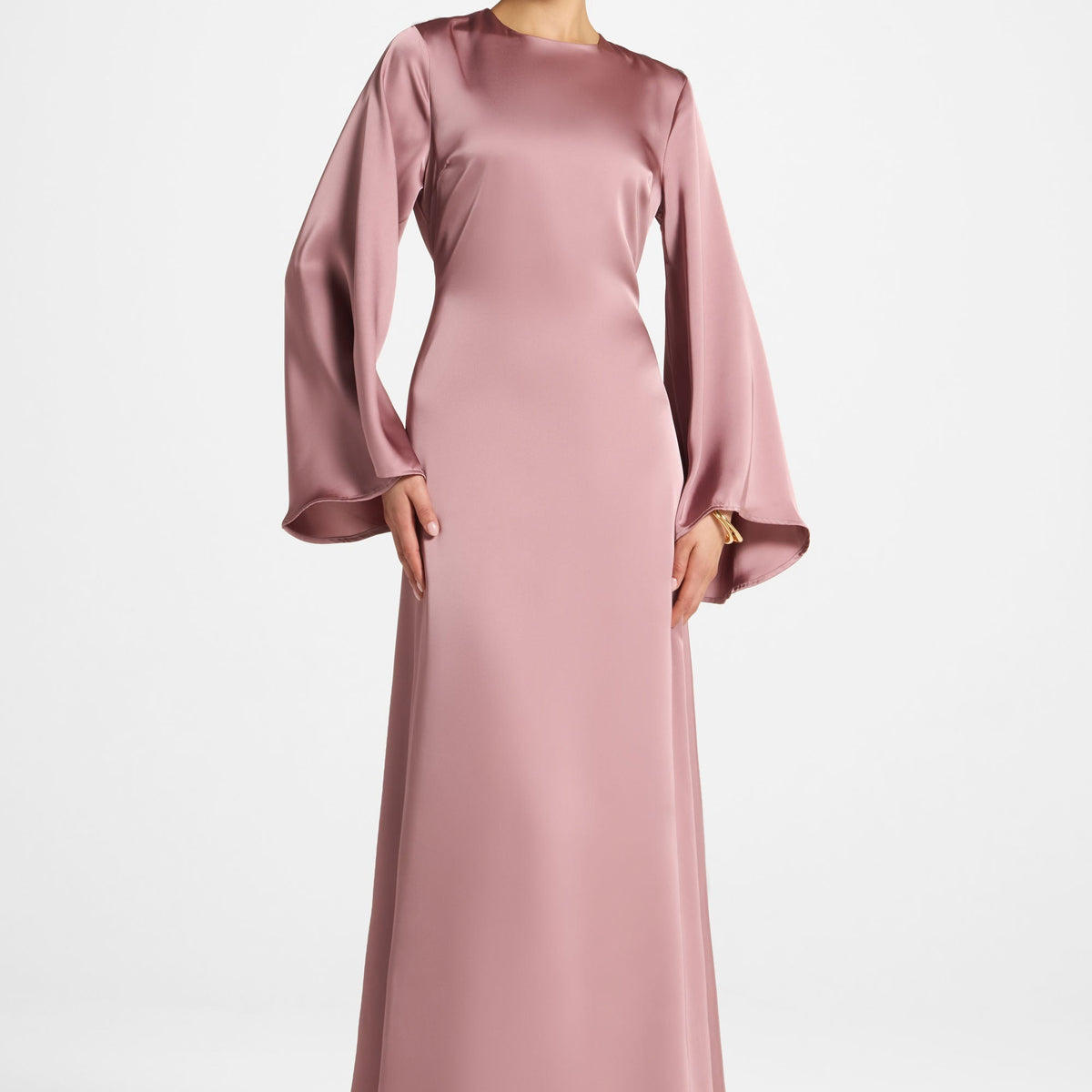 mauve maxi dress long sleeve Layla Maxi Dress