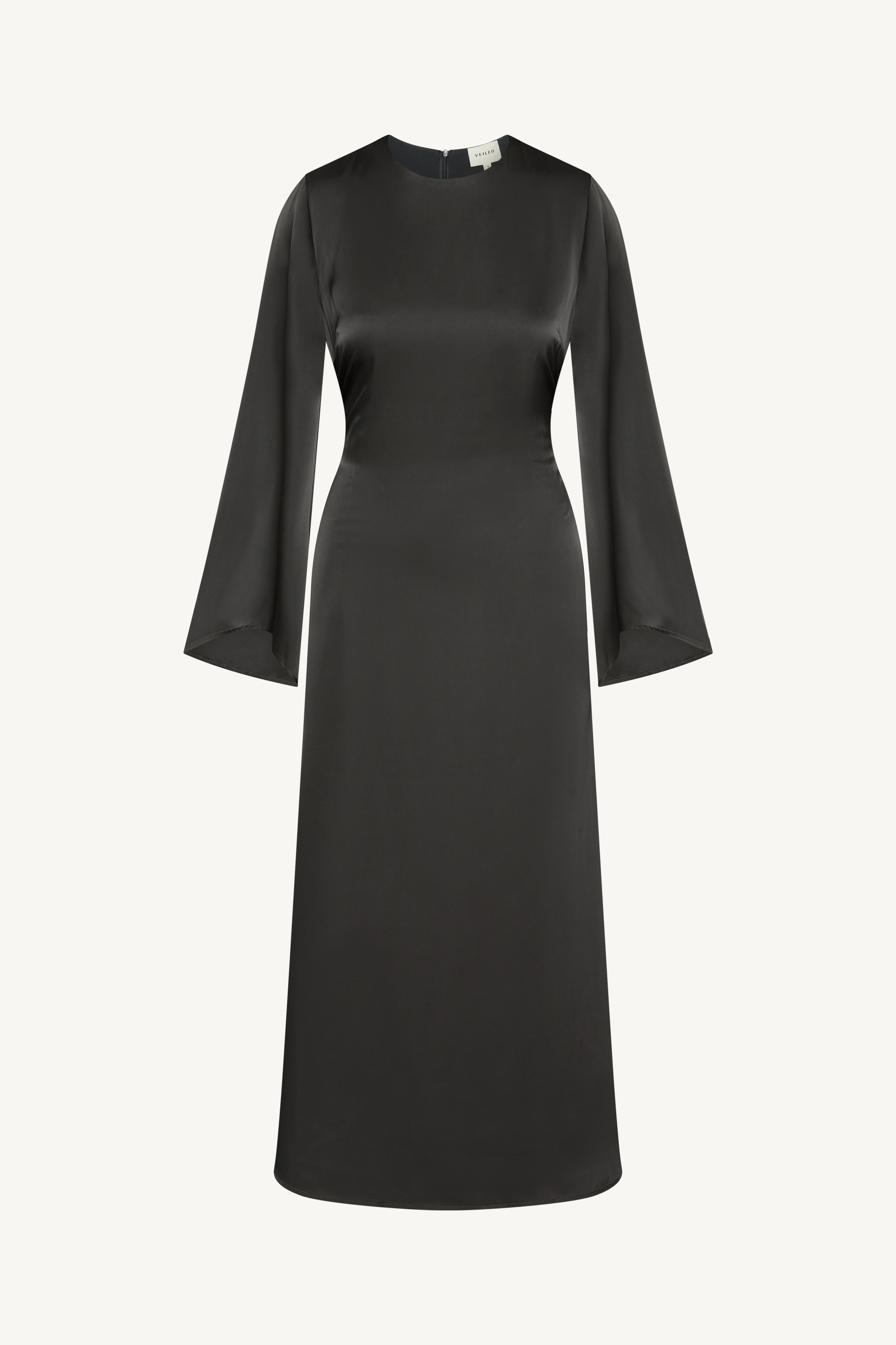 Layla Maxi Dress - Iron Abayas Veiled 