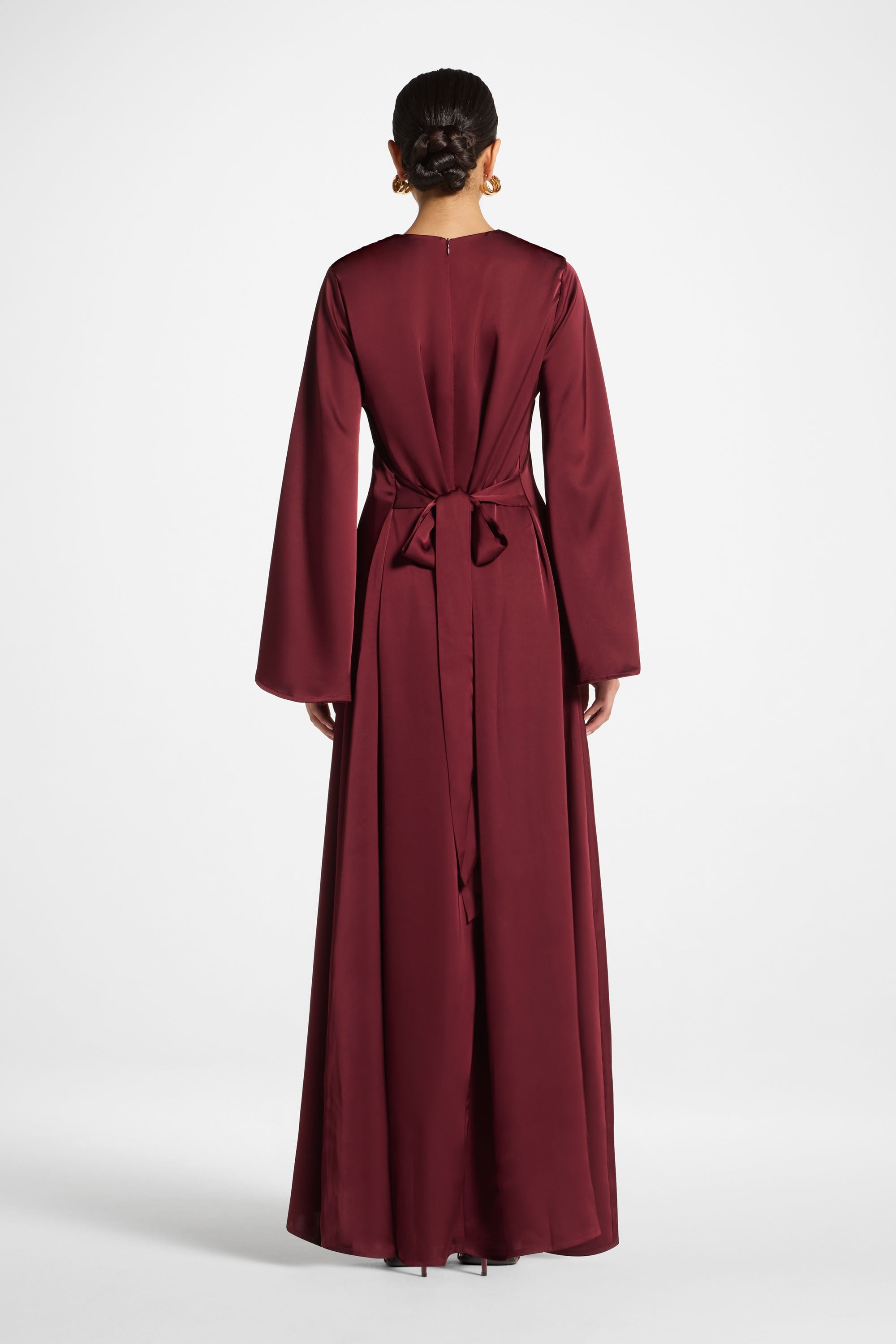 Layla Maxi Dress - Pomegranate Abayas Veiled 