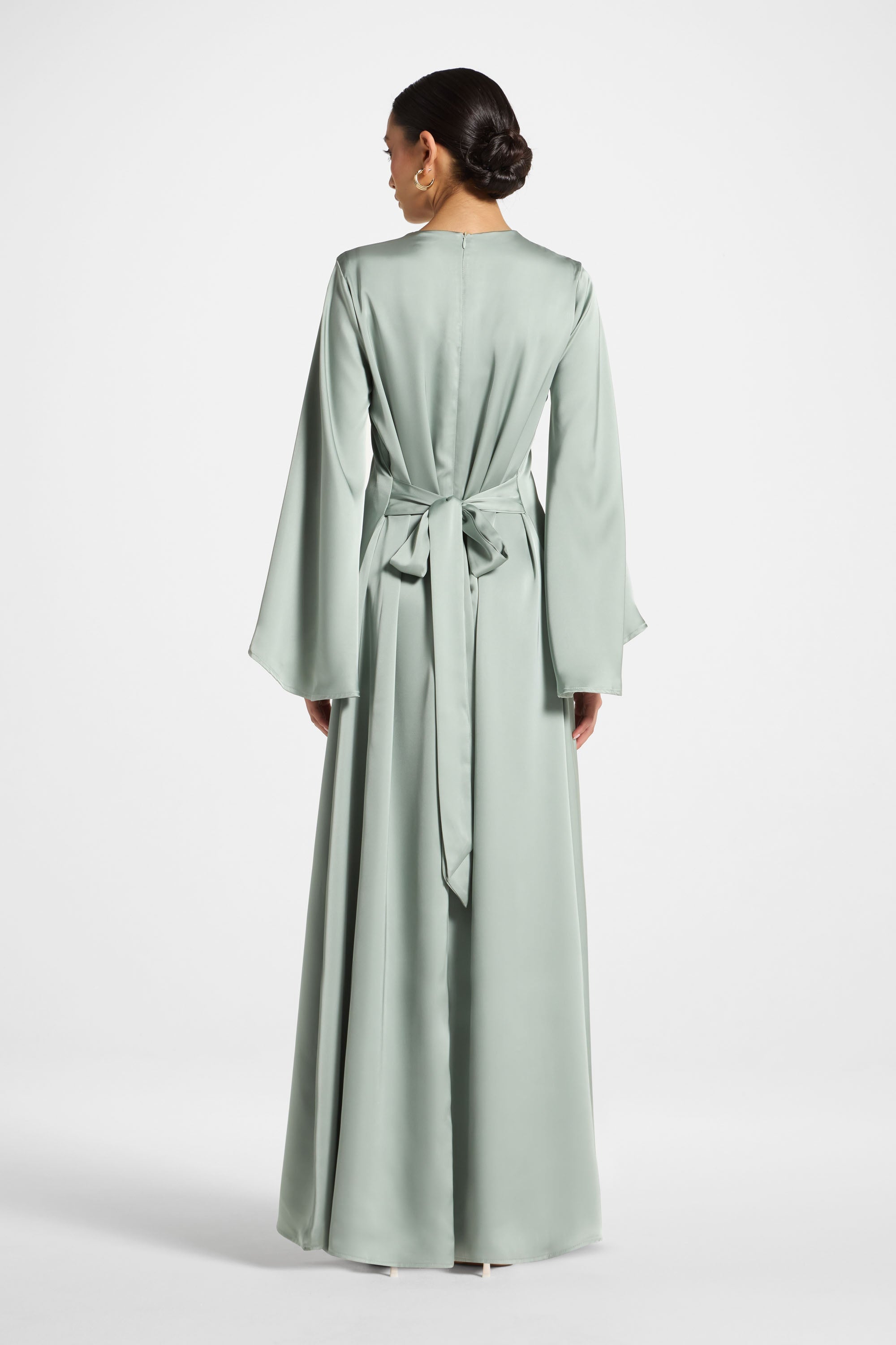 Layla Maxi Dress - Sage Abayas Veiled 