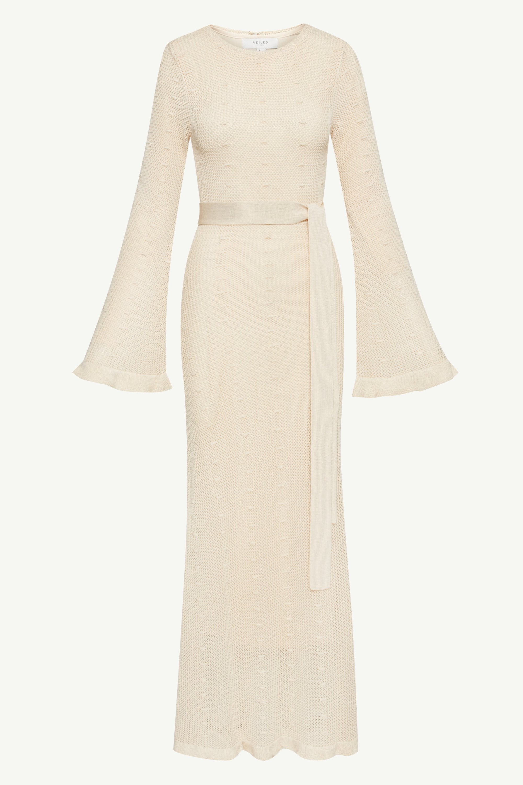 Leilani Crochet Maxi Dress - Off White Clothing epschoolboard 