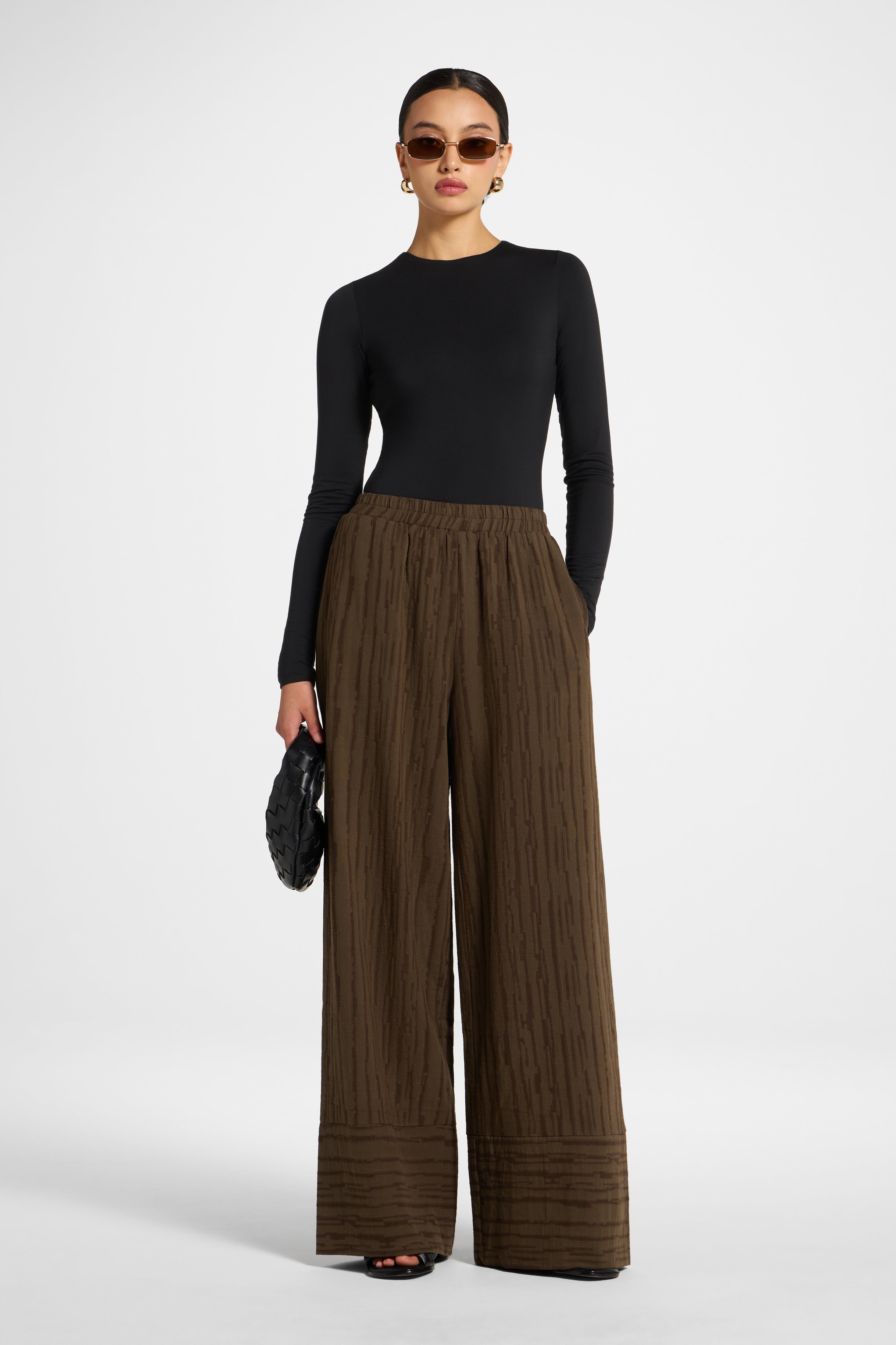 Linen Wide Leg Pants - Boulder Abayas Veiled 