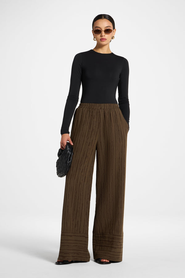Linen Wide Leg Pants - Boulder Abayas Veiled 