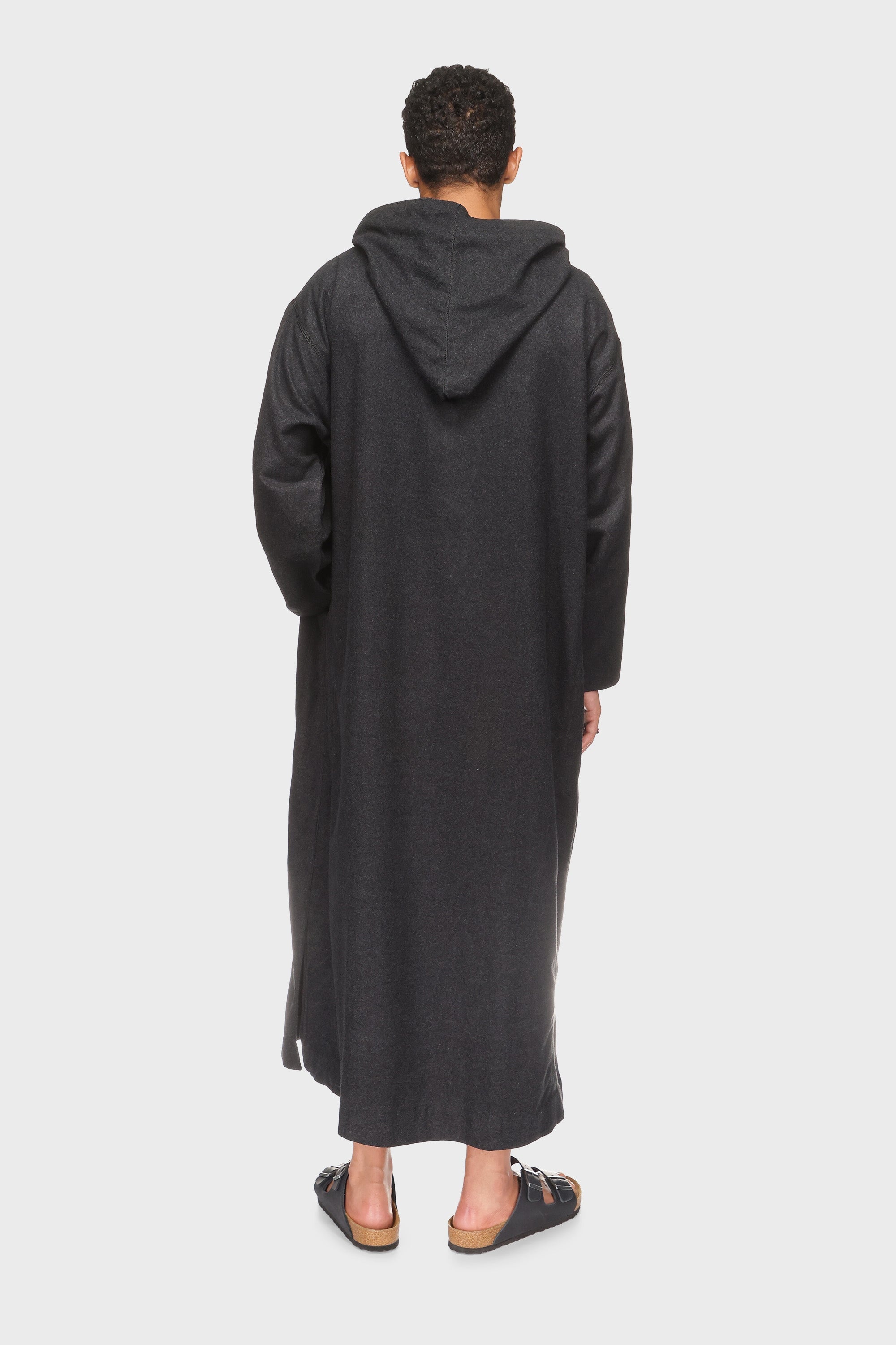 Liverpool Hooded Moroccan Thobe - Black