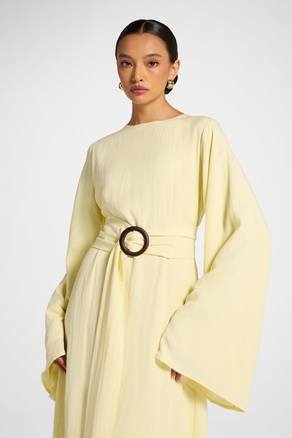 Lyocell Linen Maxi Dress - Butter Dress Veiled 
